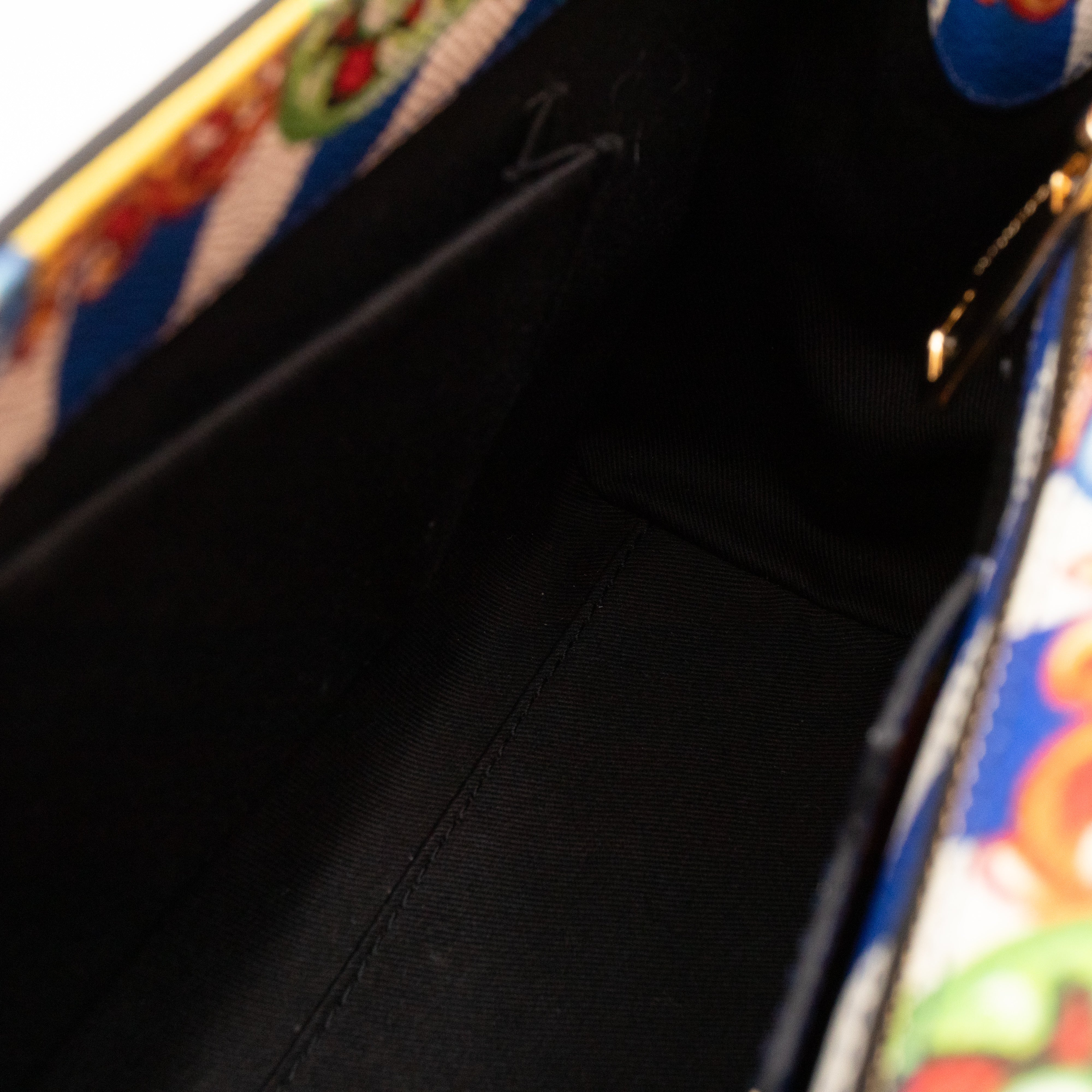 Sicily Medium Teatro Dei Pupi Print Leather