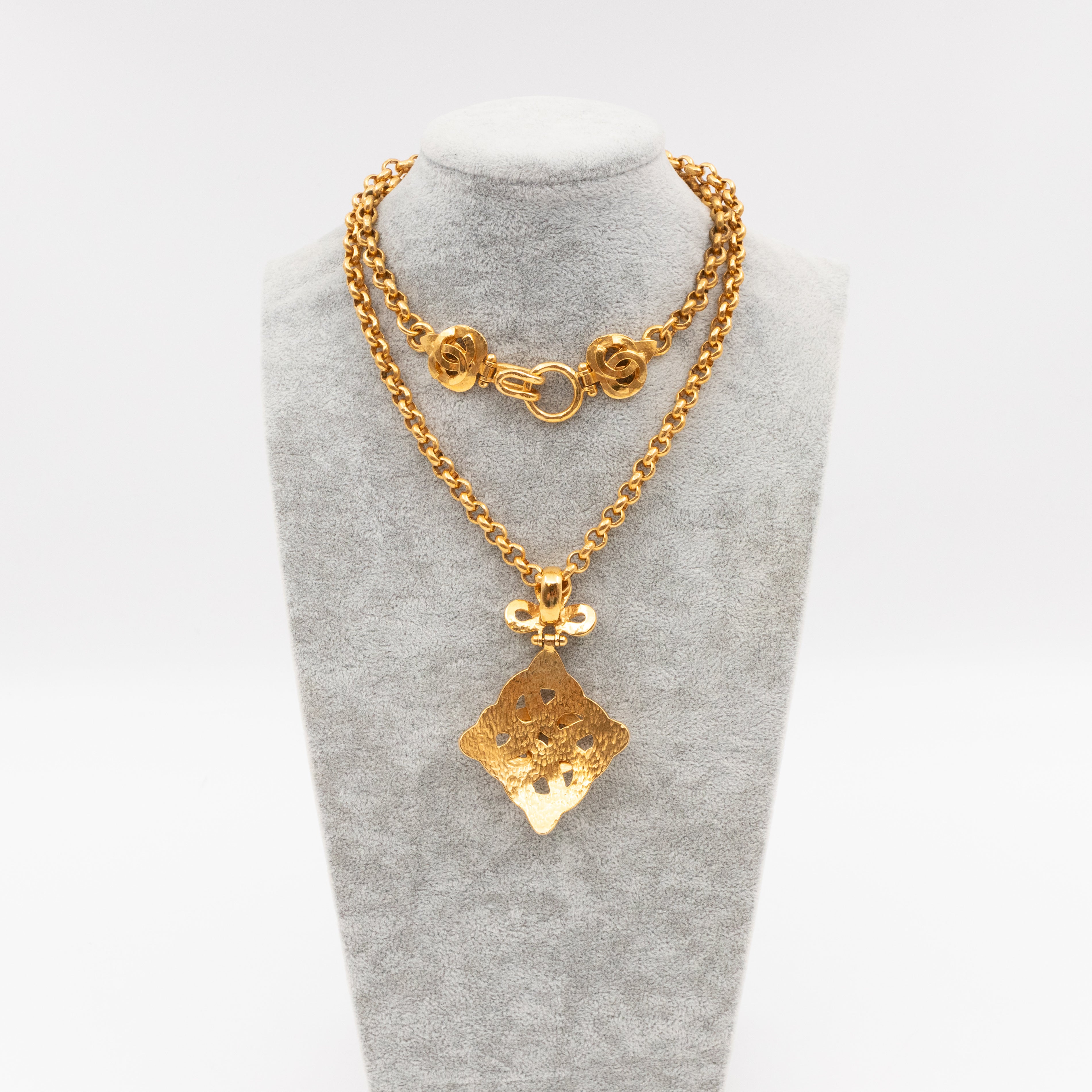 Vintage Coco Braided Diamond Necklace