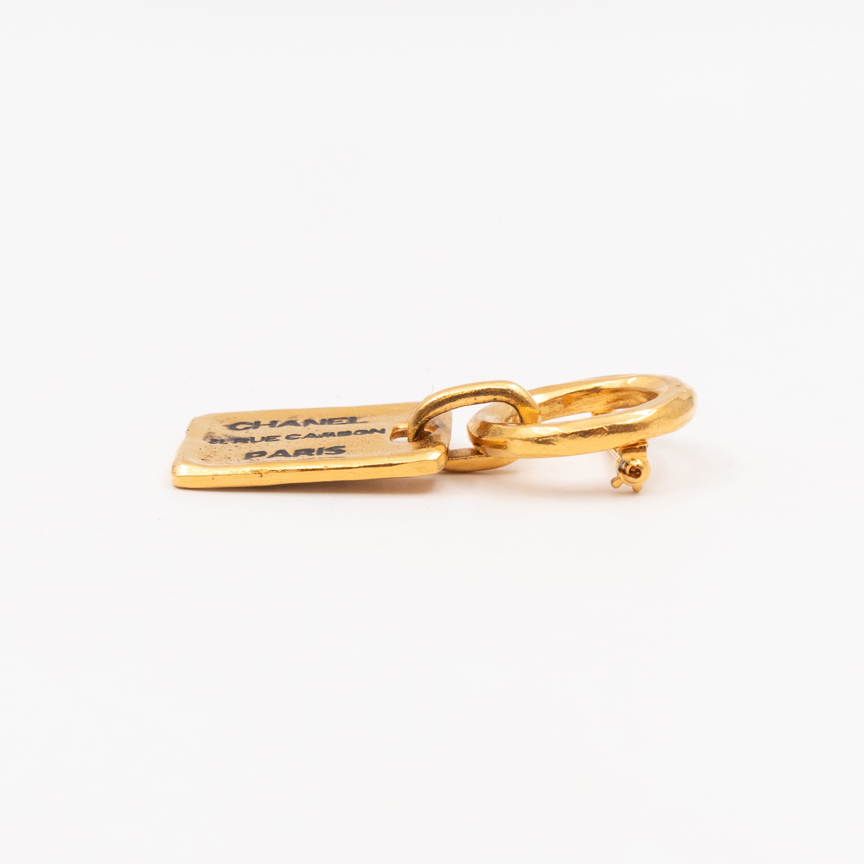 Vintage 31 Rue Cambon Brooch Pin Gold