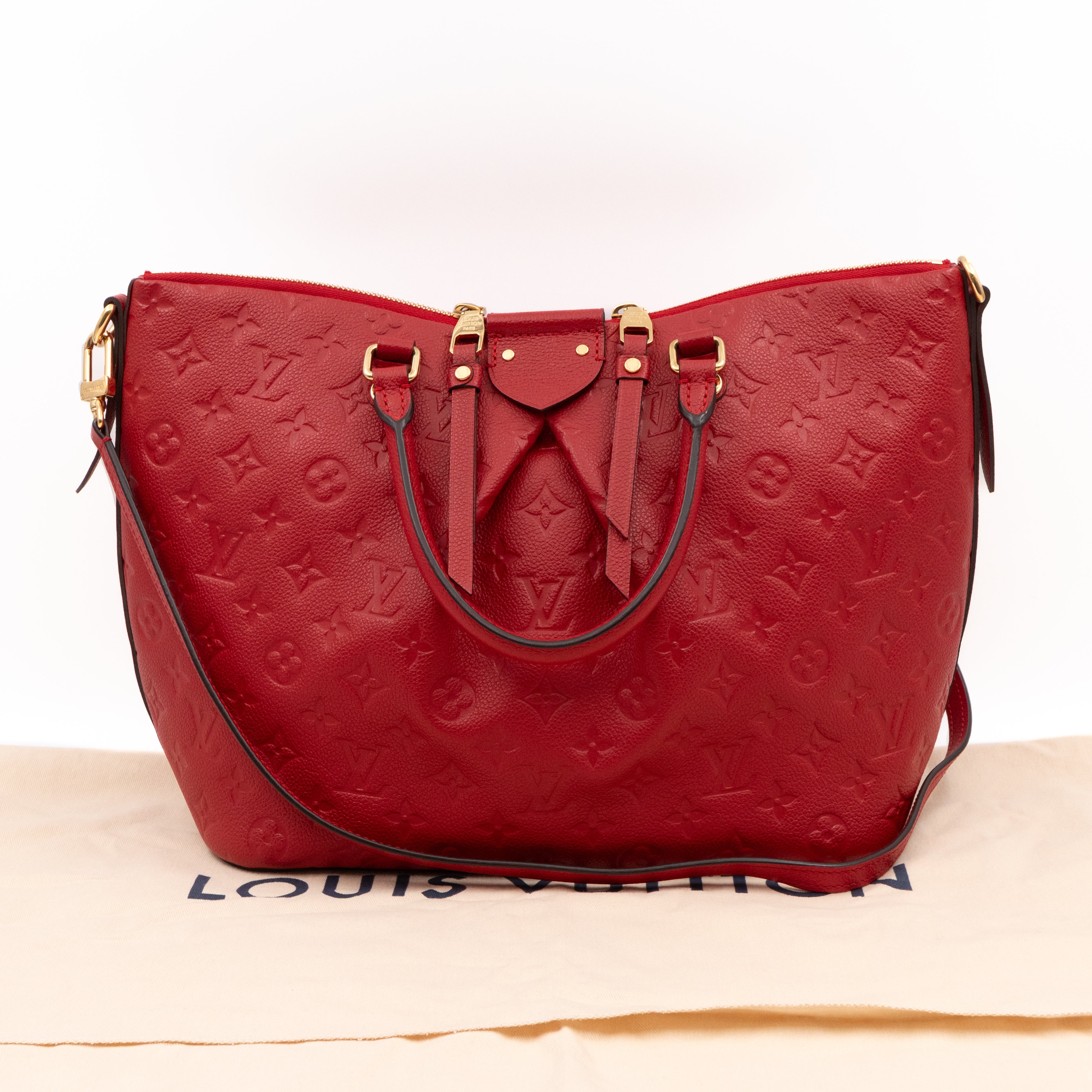 Mazarine MM Monogram Empreinte Red