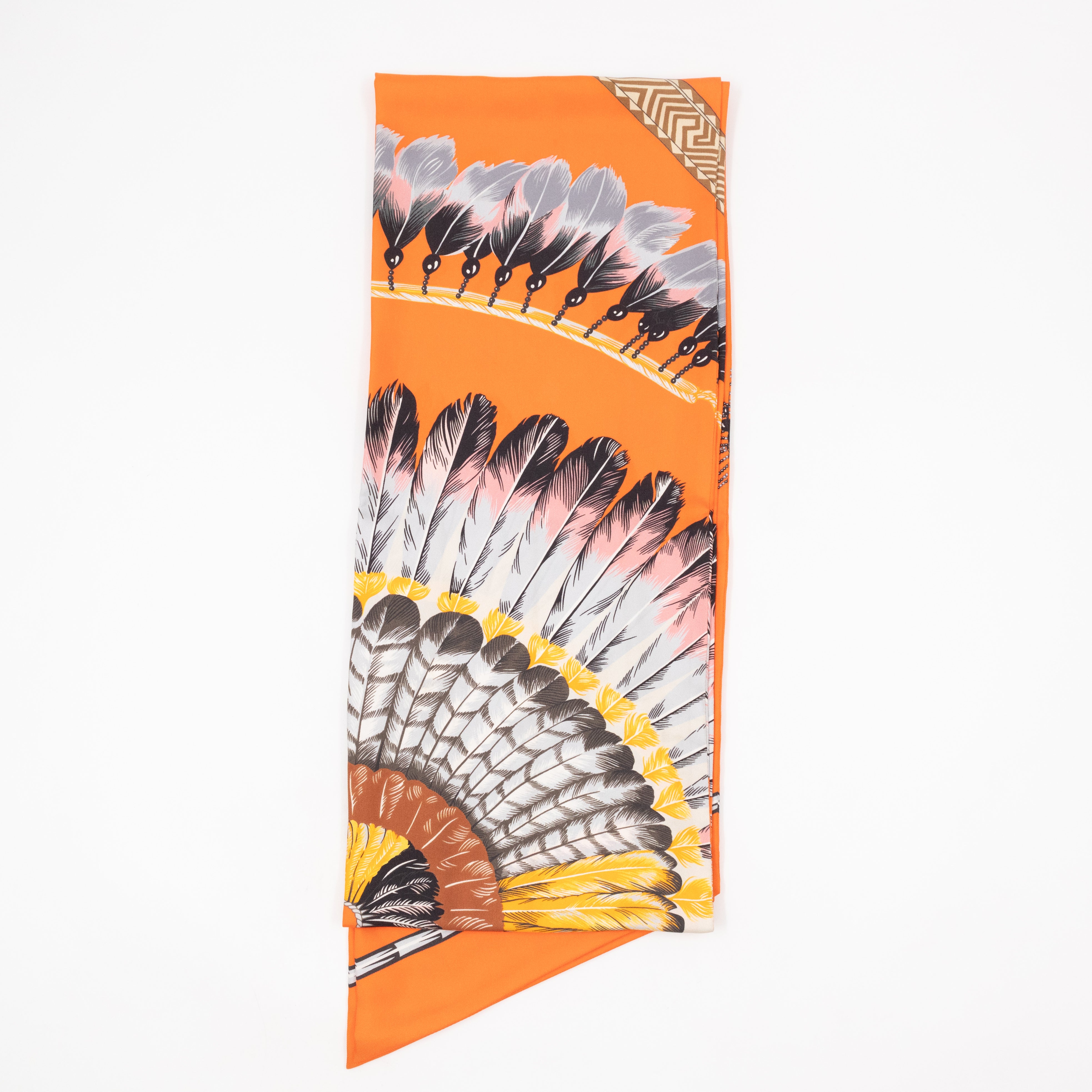 Maxi Twilly Scarf Brazil Orange