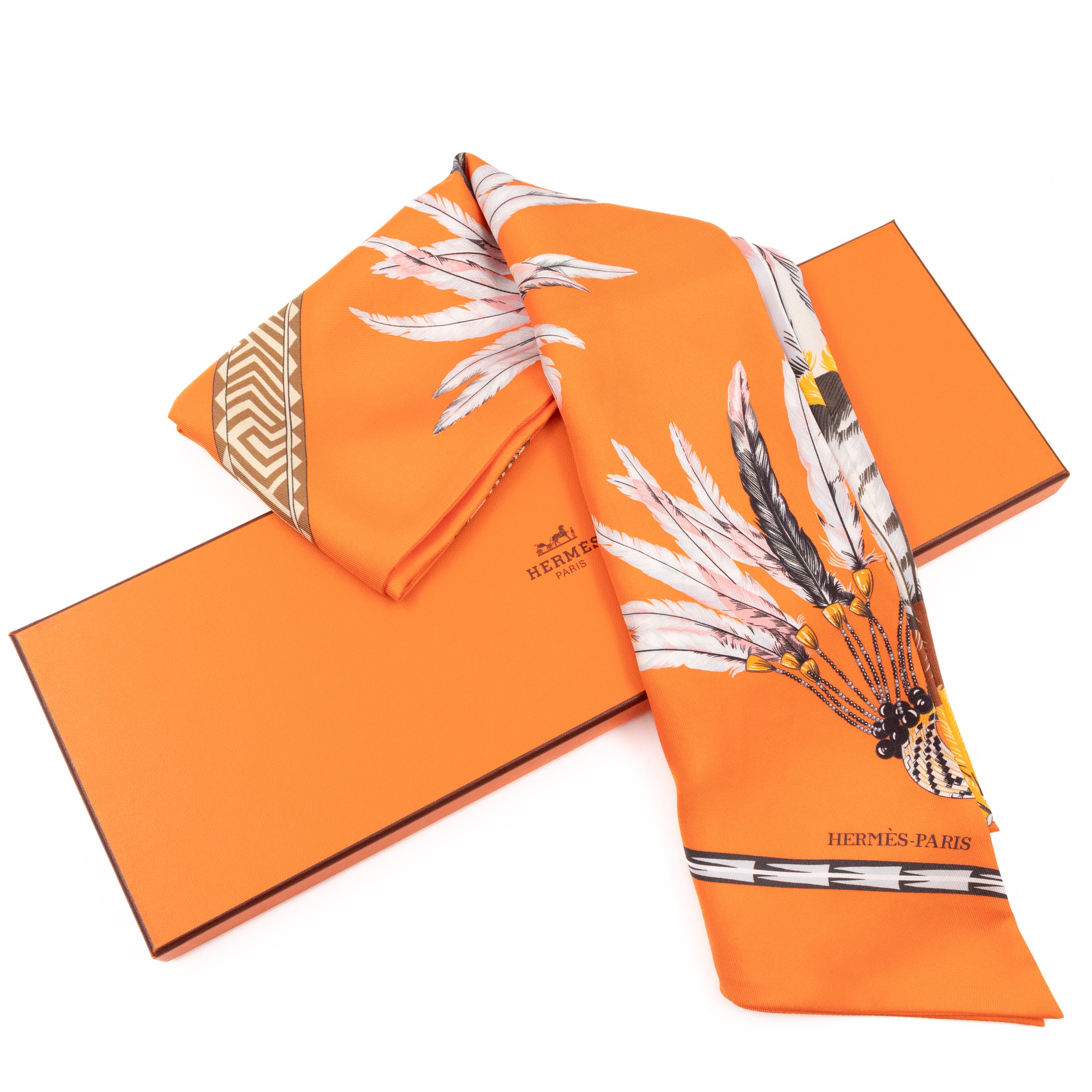 Maxi Twilly Scarf Brazil Orange