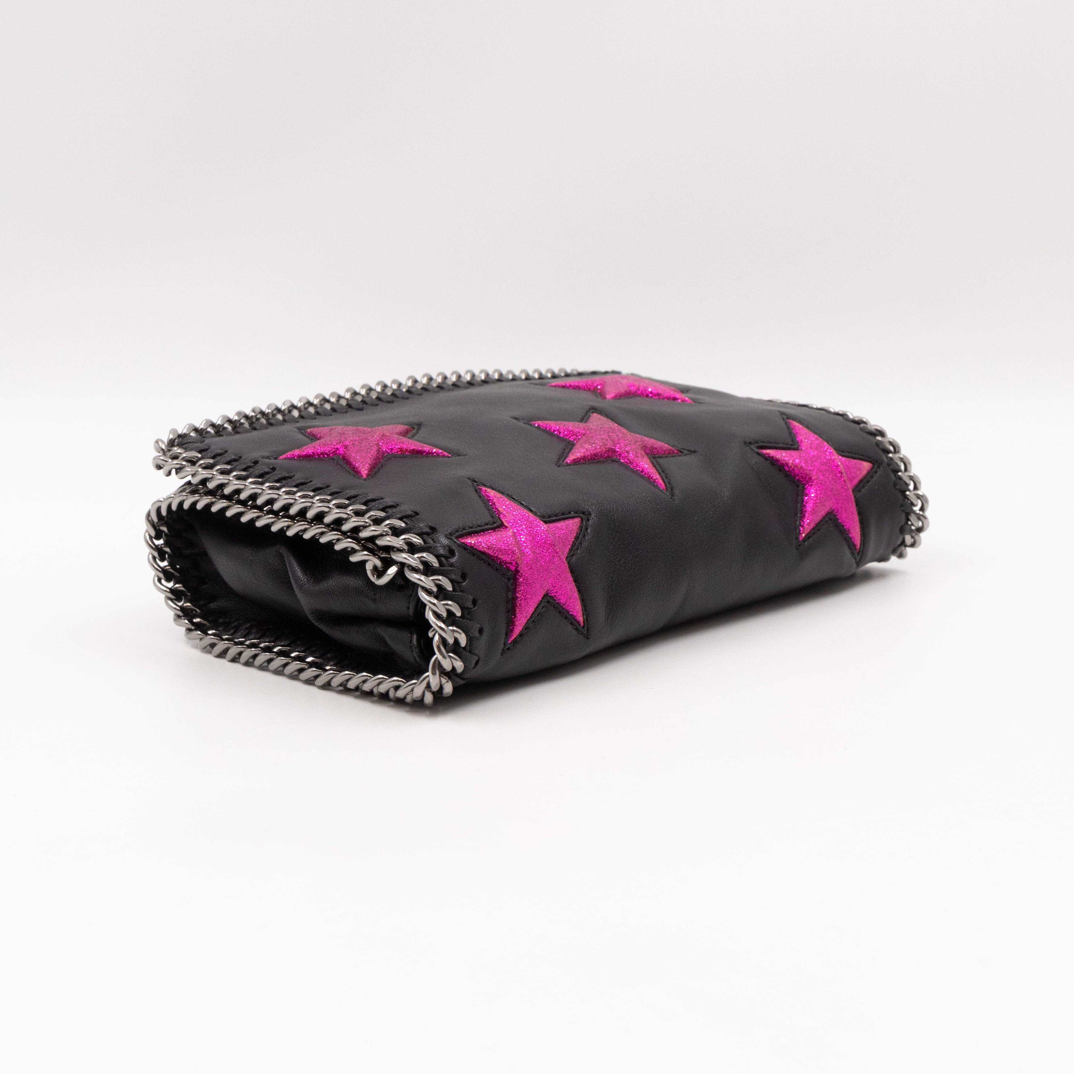 Falabella Small Crossbody Purple Stars Black