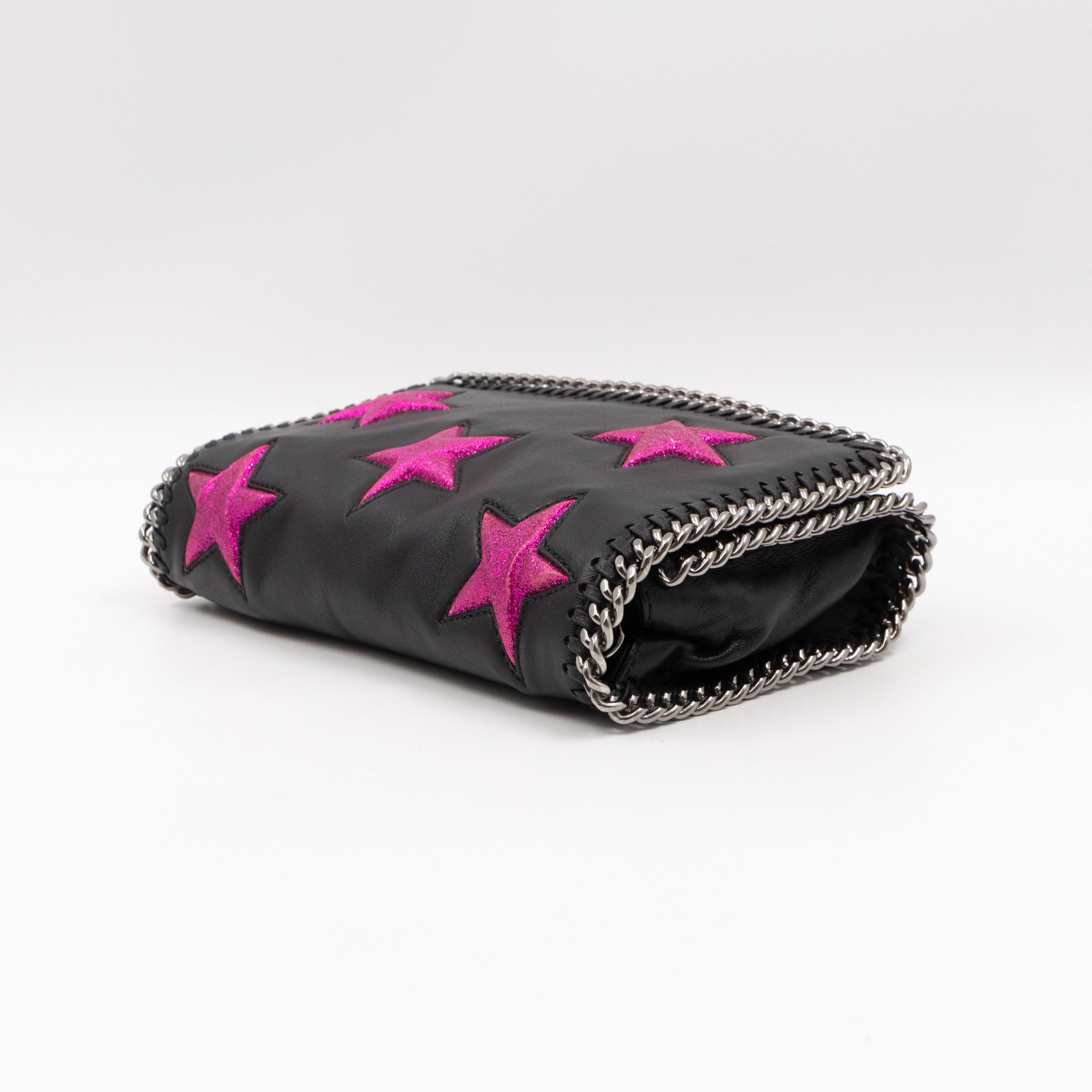 Falabella Small Crossbody Purple Stars Black