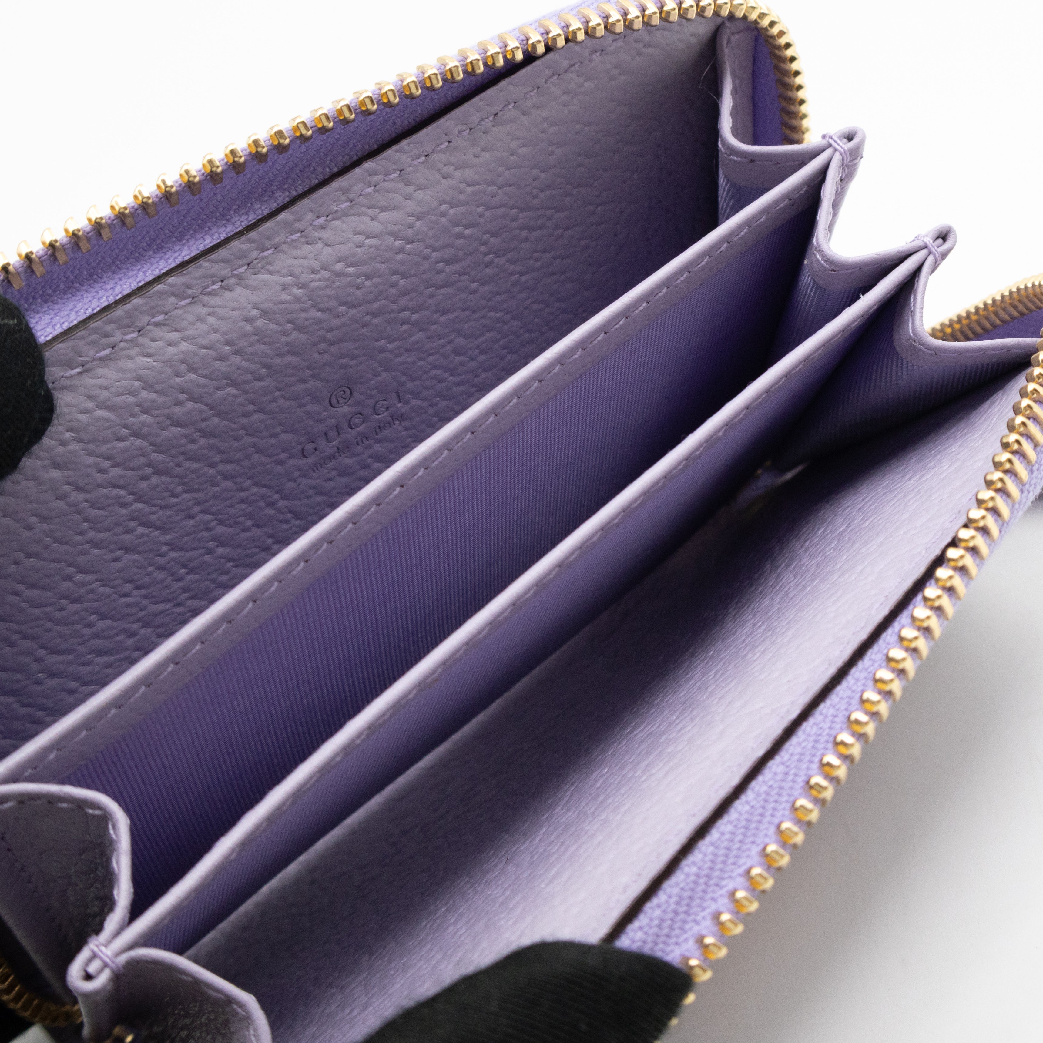 Ophidia Zip Around Card Case Lilac