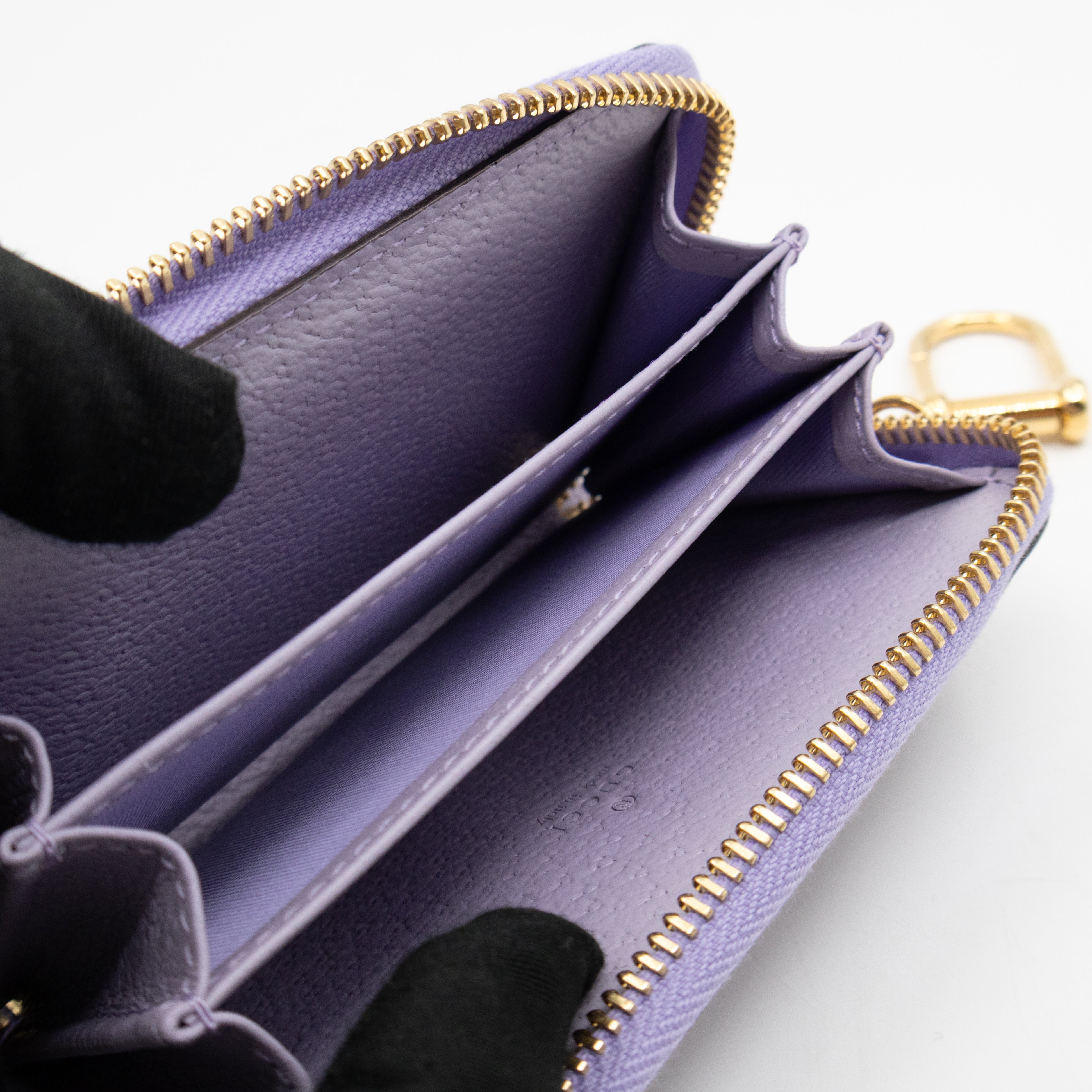 Ophidia Zip Around Card Case Lilac