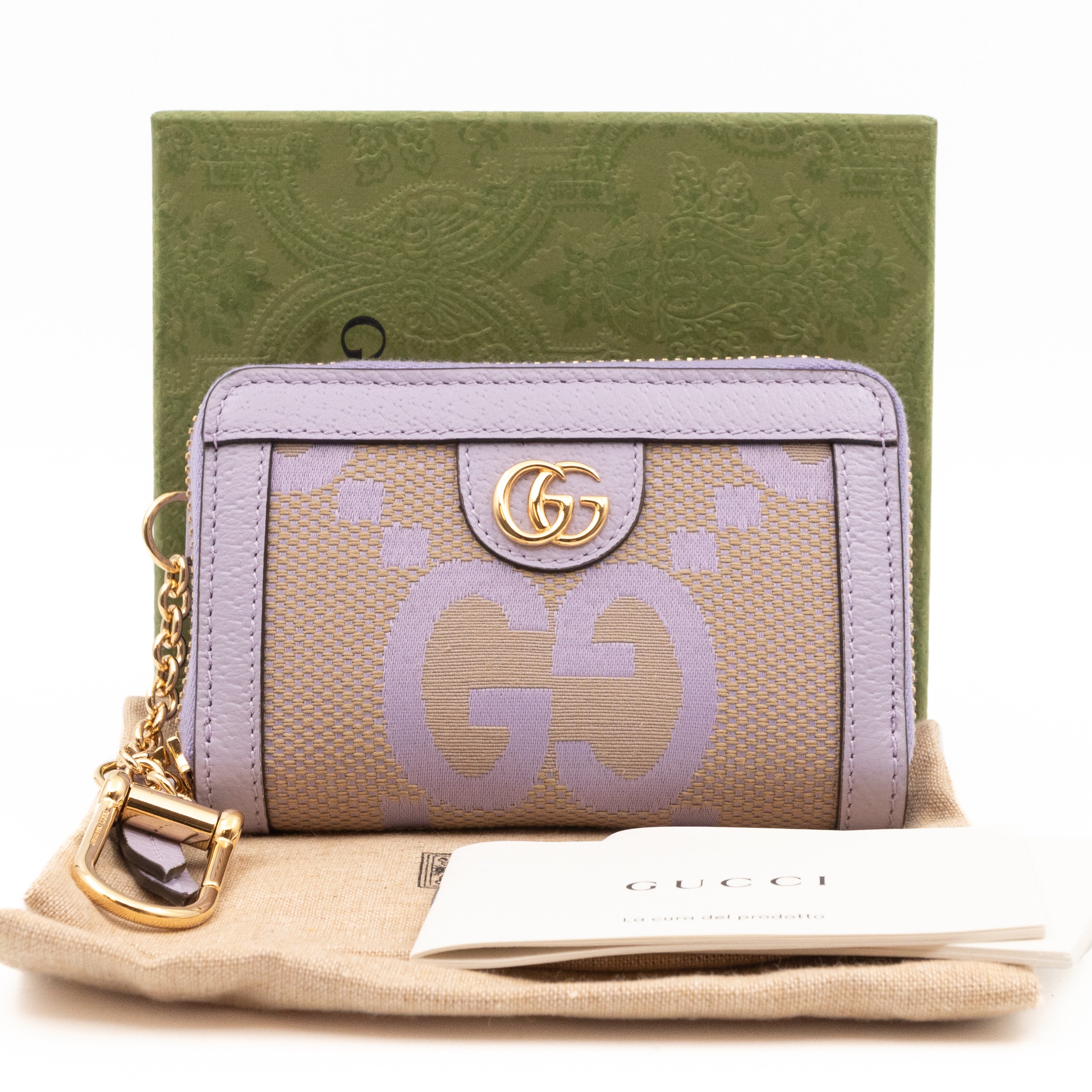Ophidia Zip Around Card Case Lilac