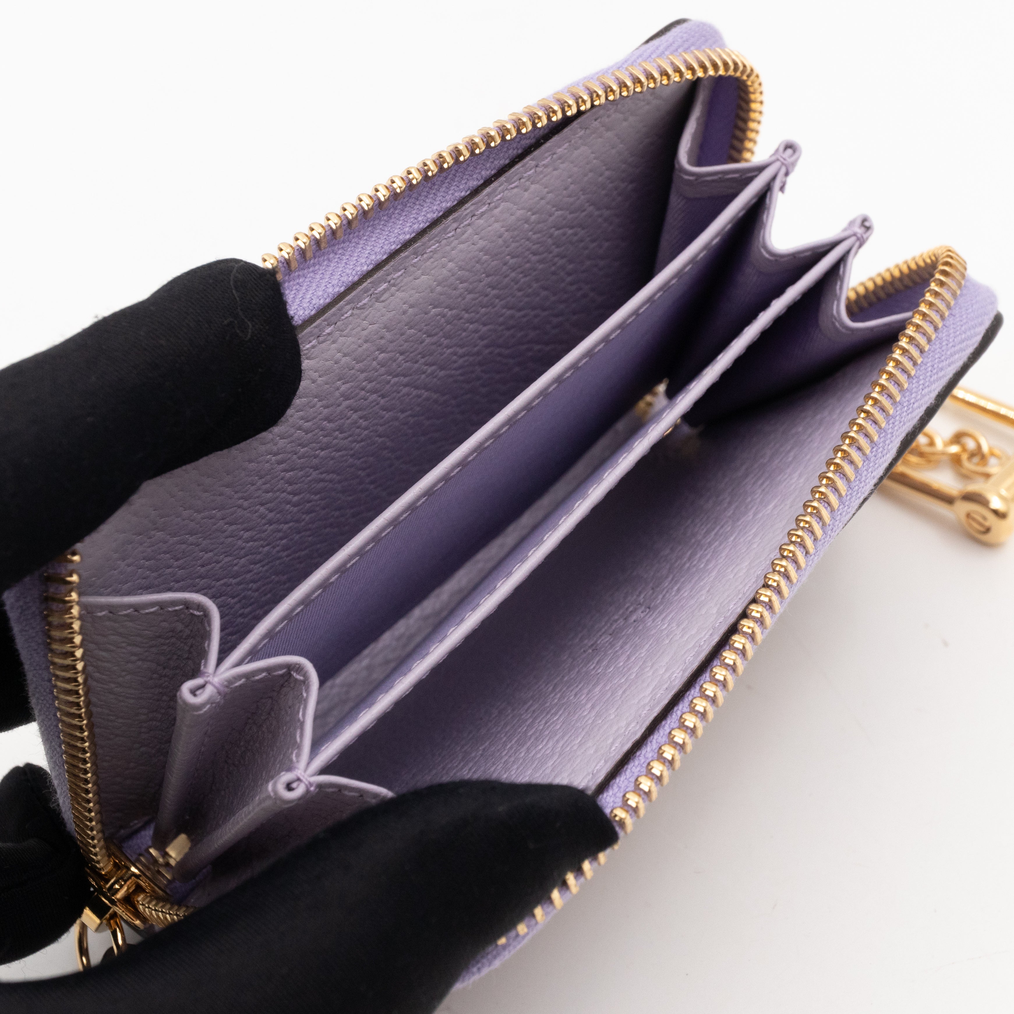 Ophidia Zip Around Card Case Lilac