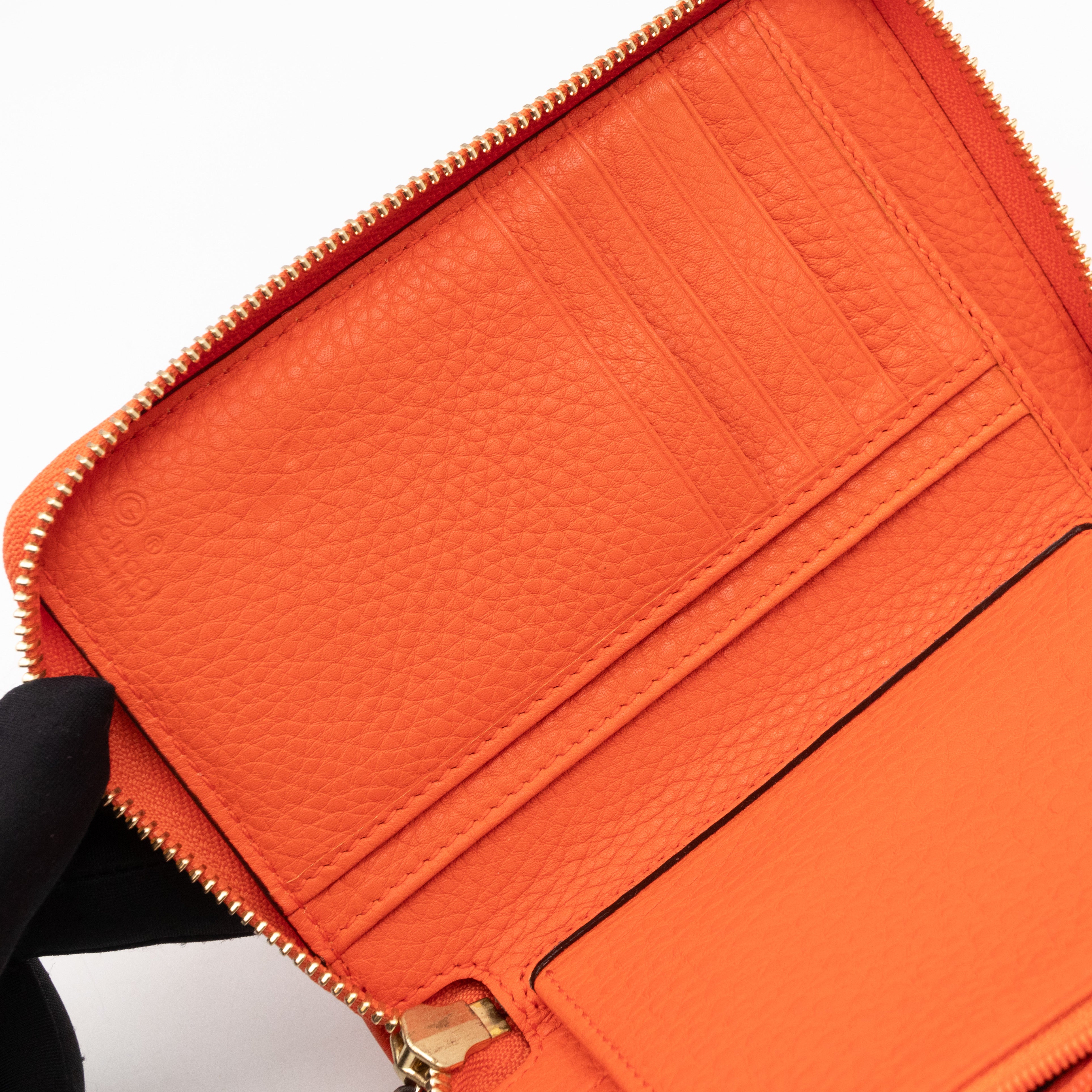 Zip Around Wallet Orange