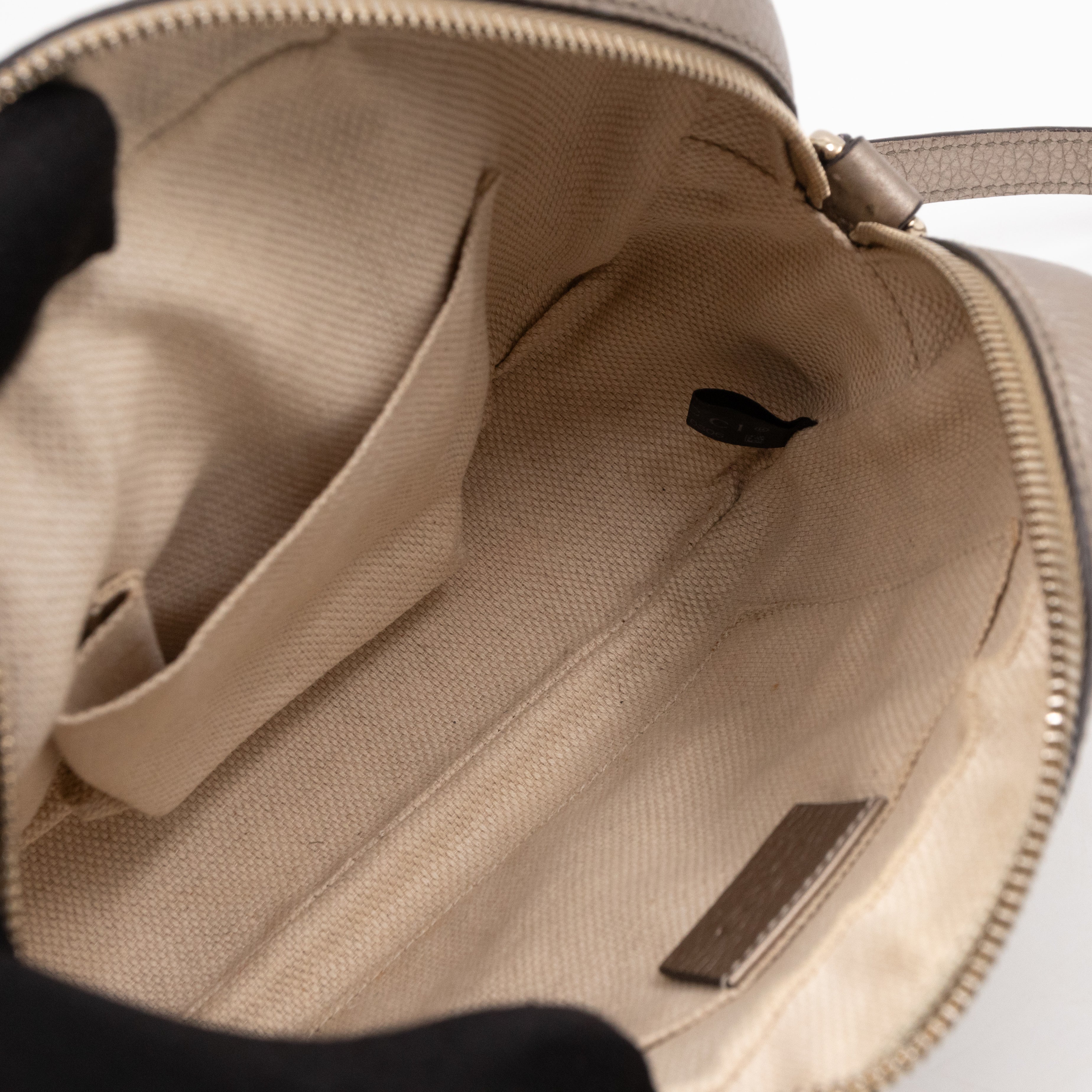 Disco Soho Champagne Metallic Leather