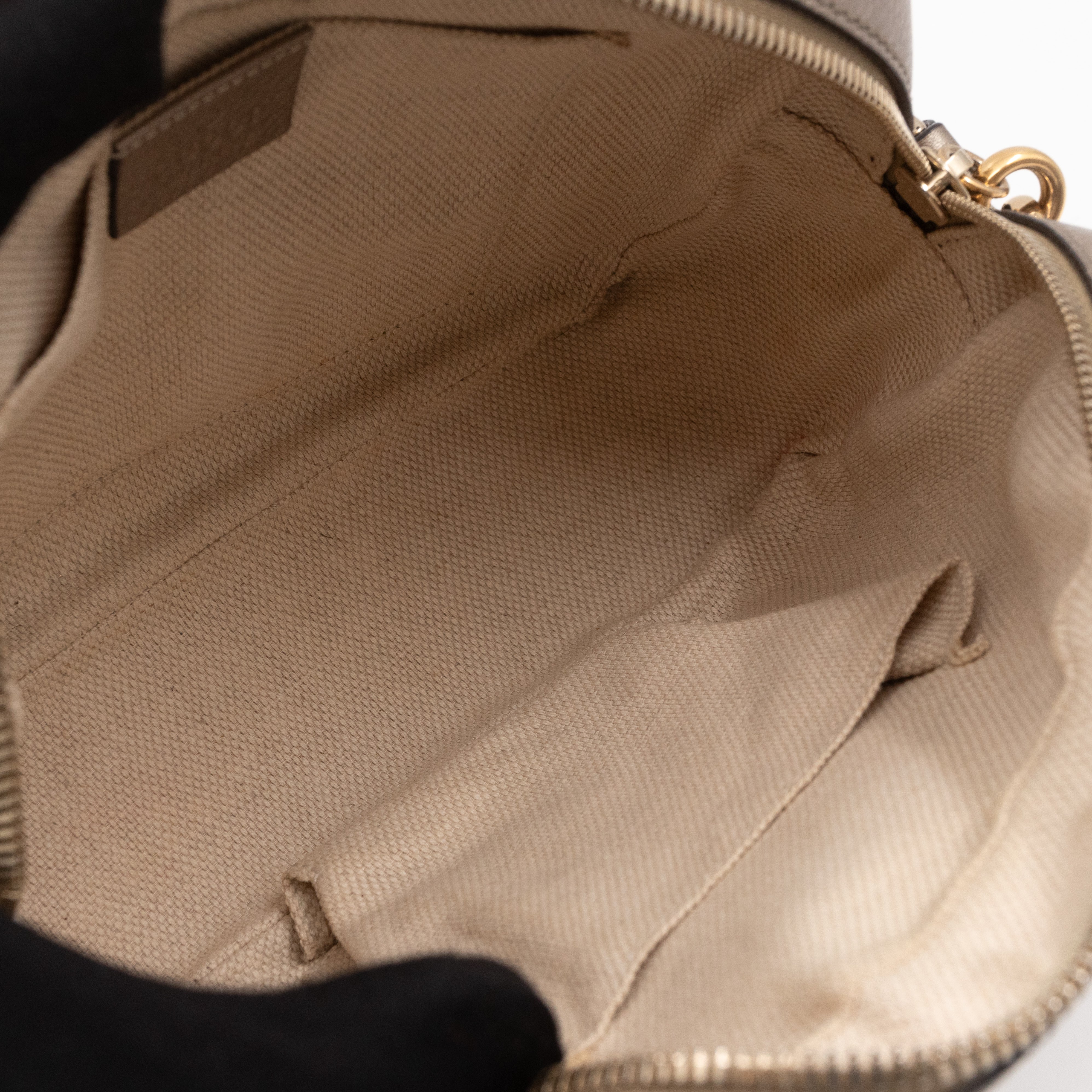 Disco Soho Champagne Metallic Leather