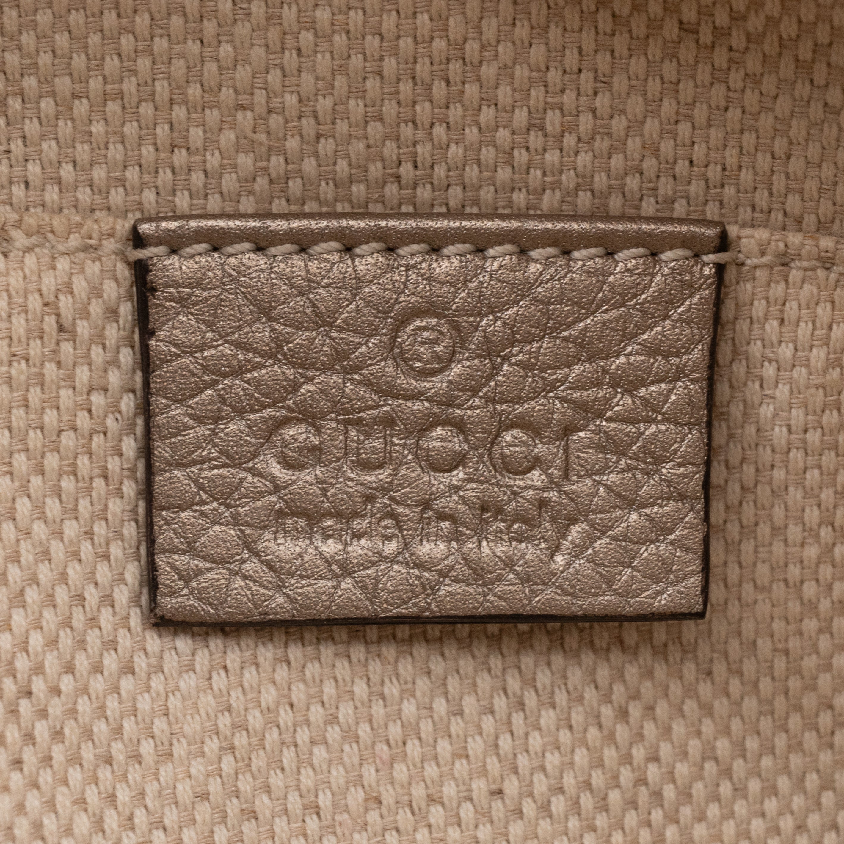 Disco Soho Champagne Metallic Leather