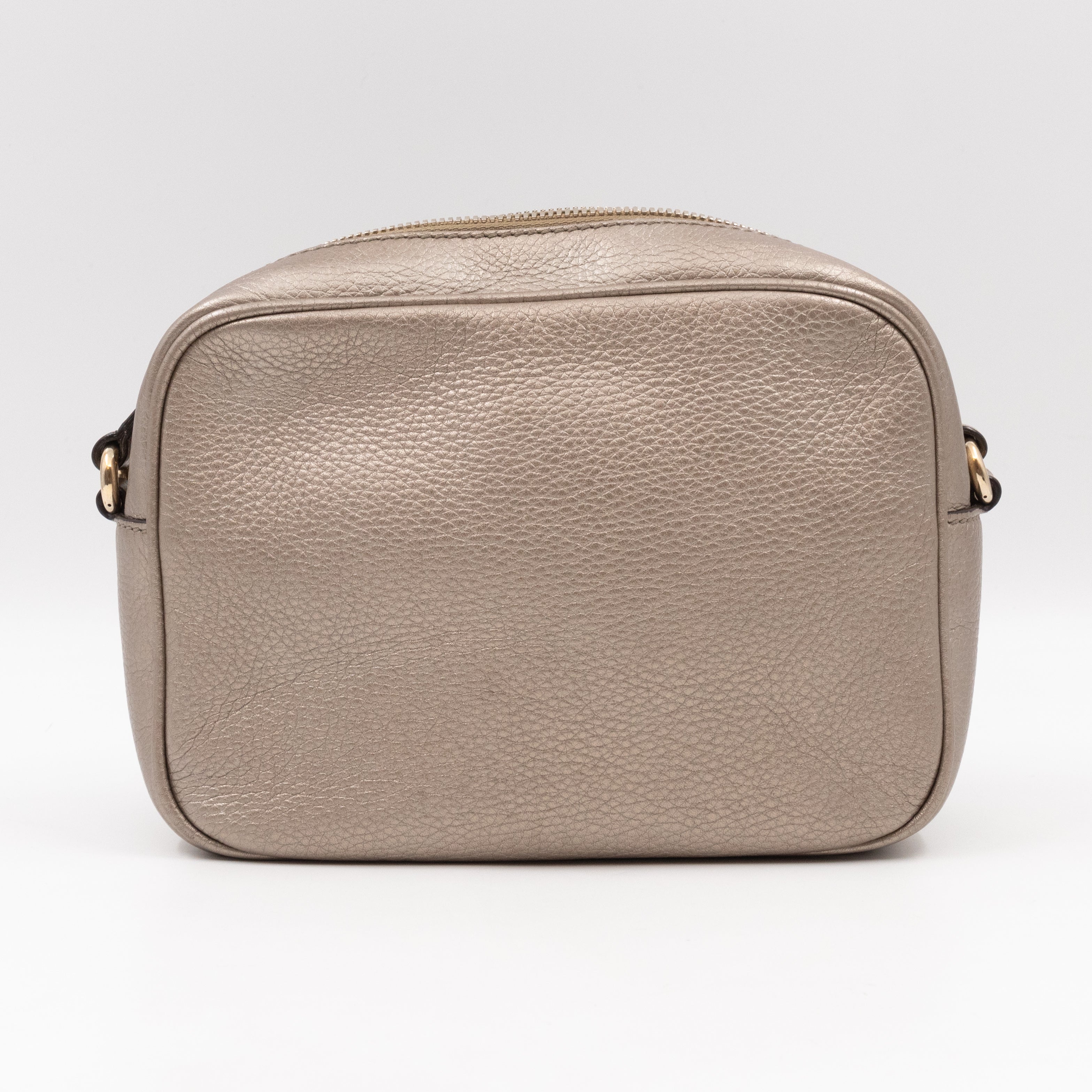 Disco Soho Champagne Metallic Leather