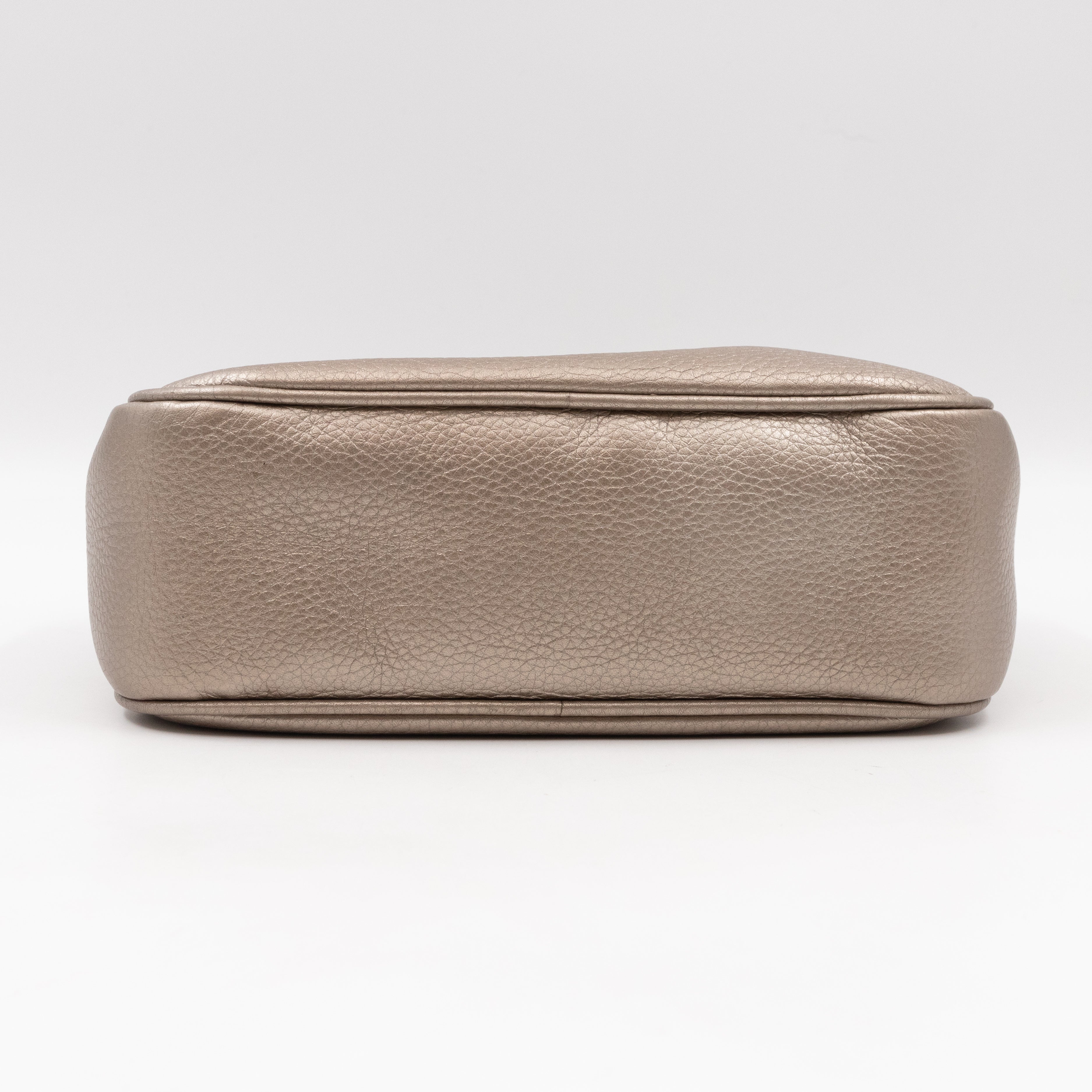 Disco Soho Champagne Metallic Leather