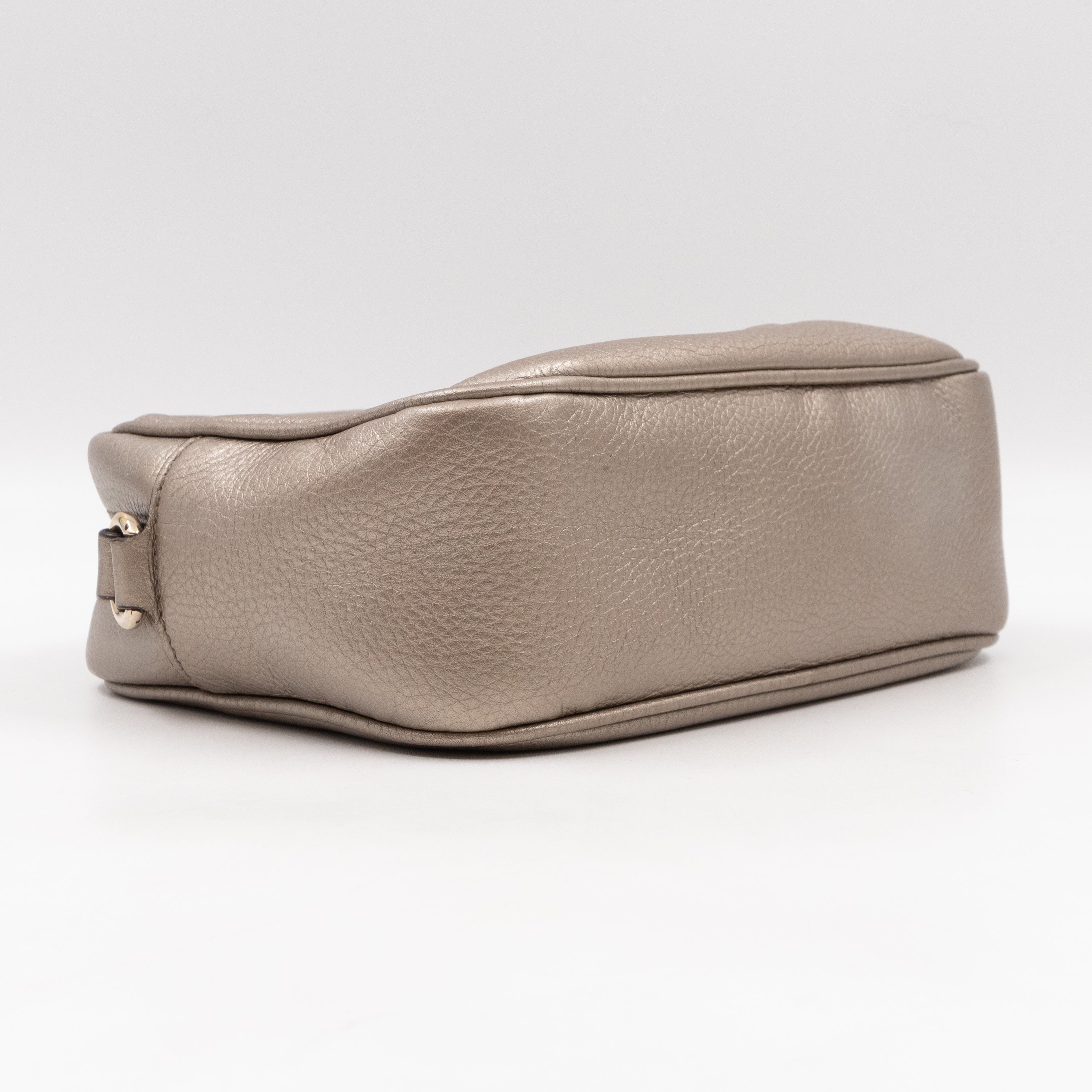 Disco Soho Champagne Metallic Leather