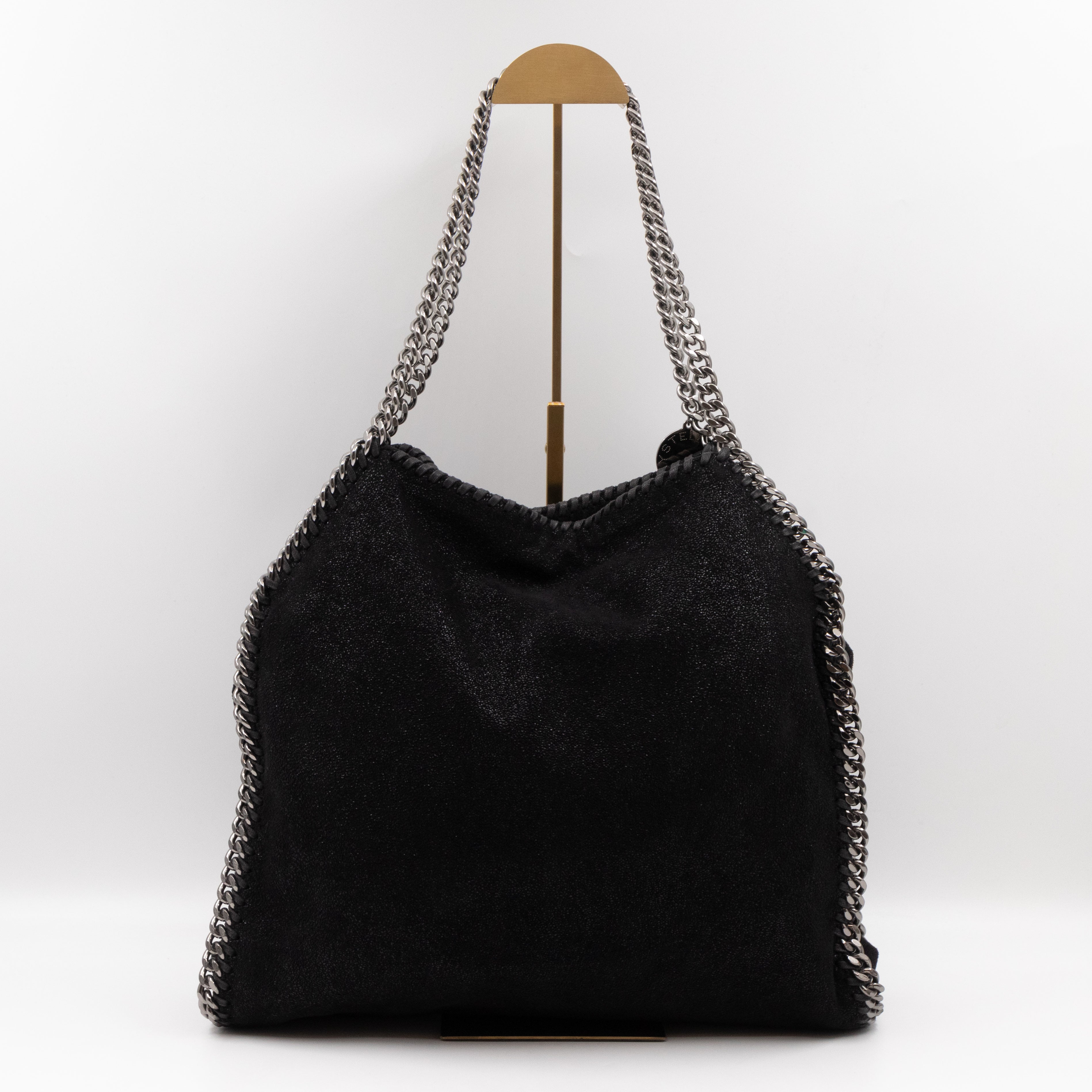 Falabella Tote Black Silver