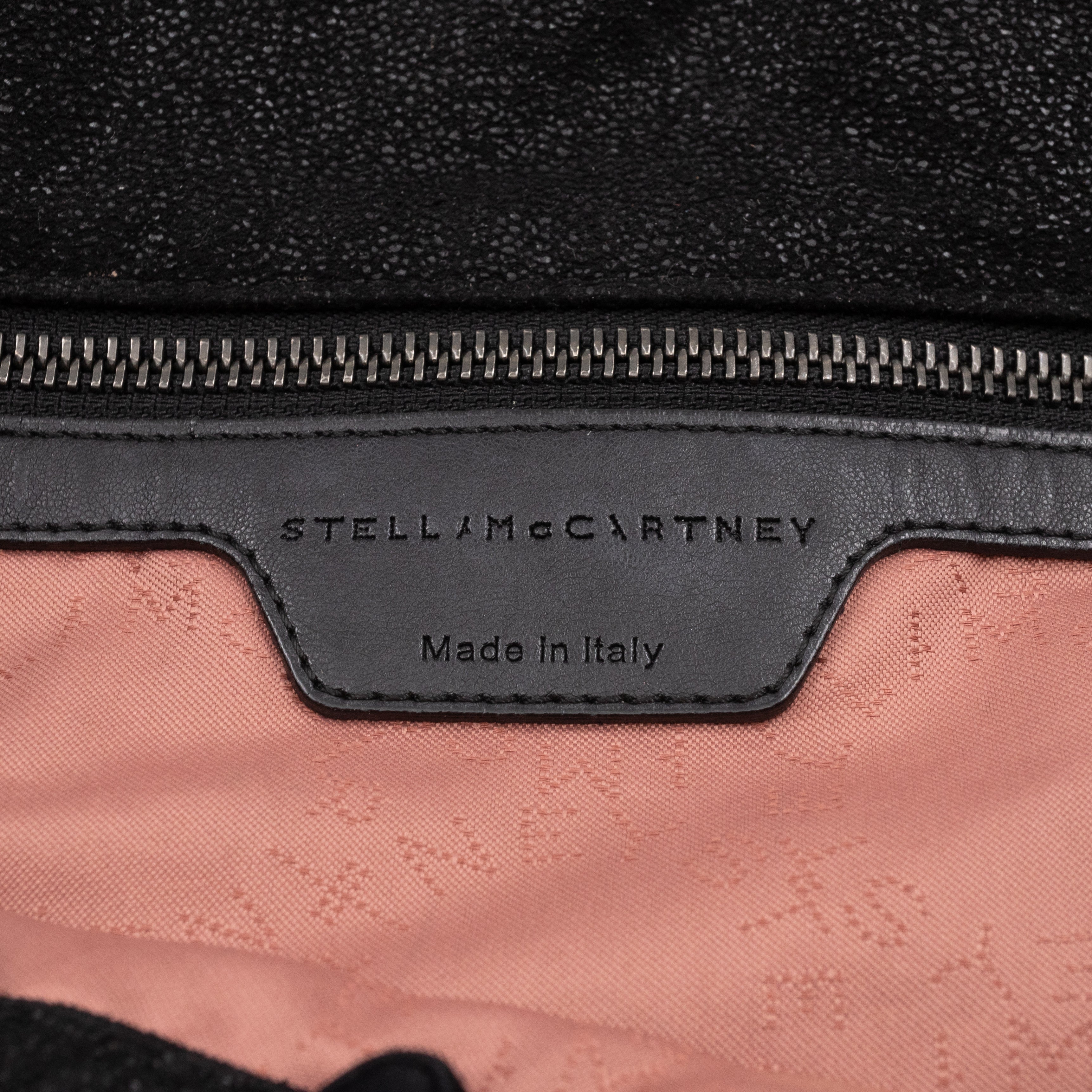 Falabella Tote Black Silver