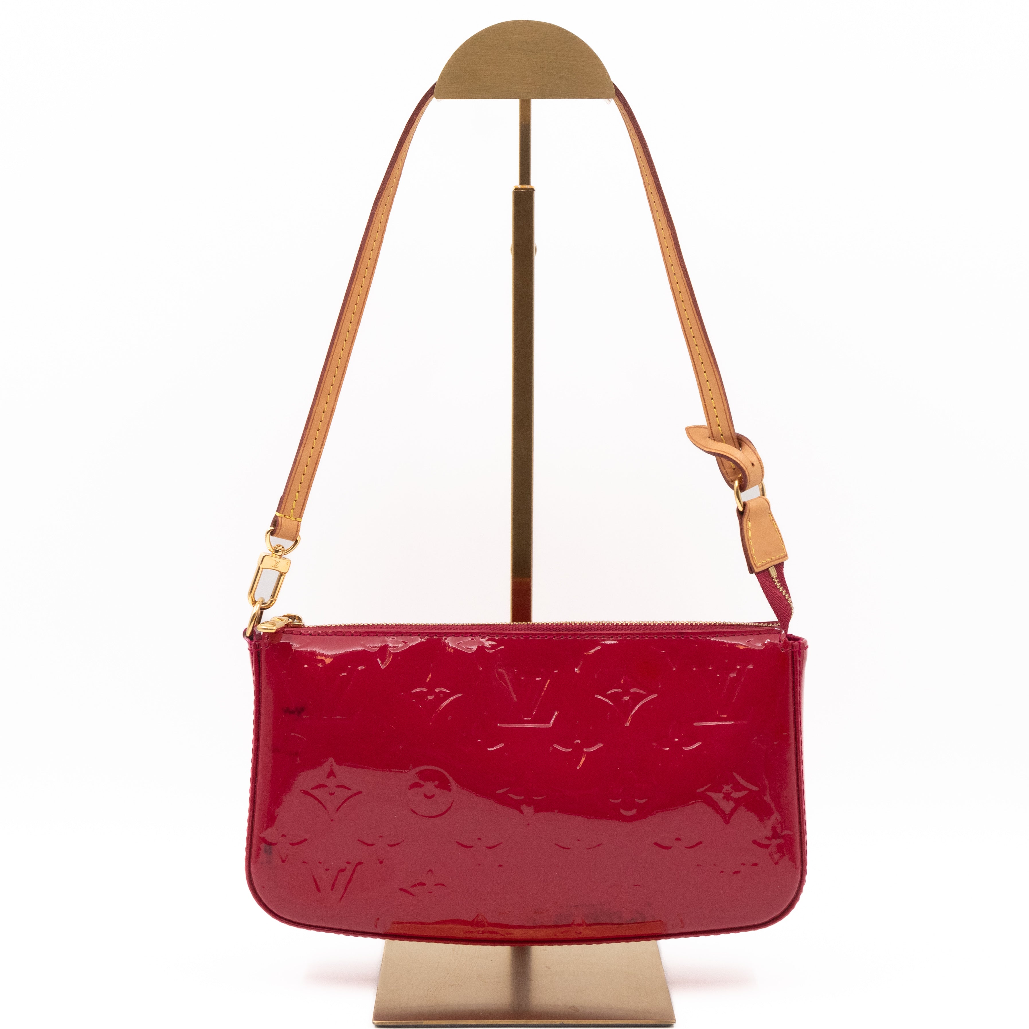 Louis Vuitton Pochette Accessoires Vernis Indian Rose – Queen Station