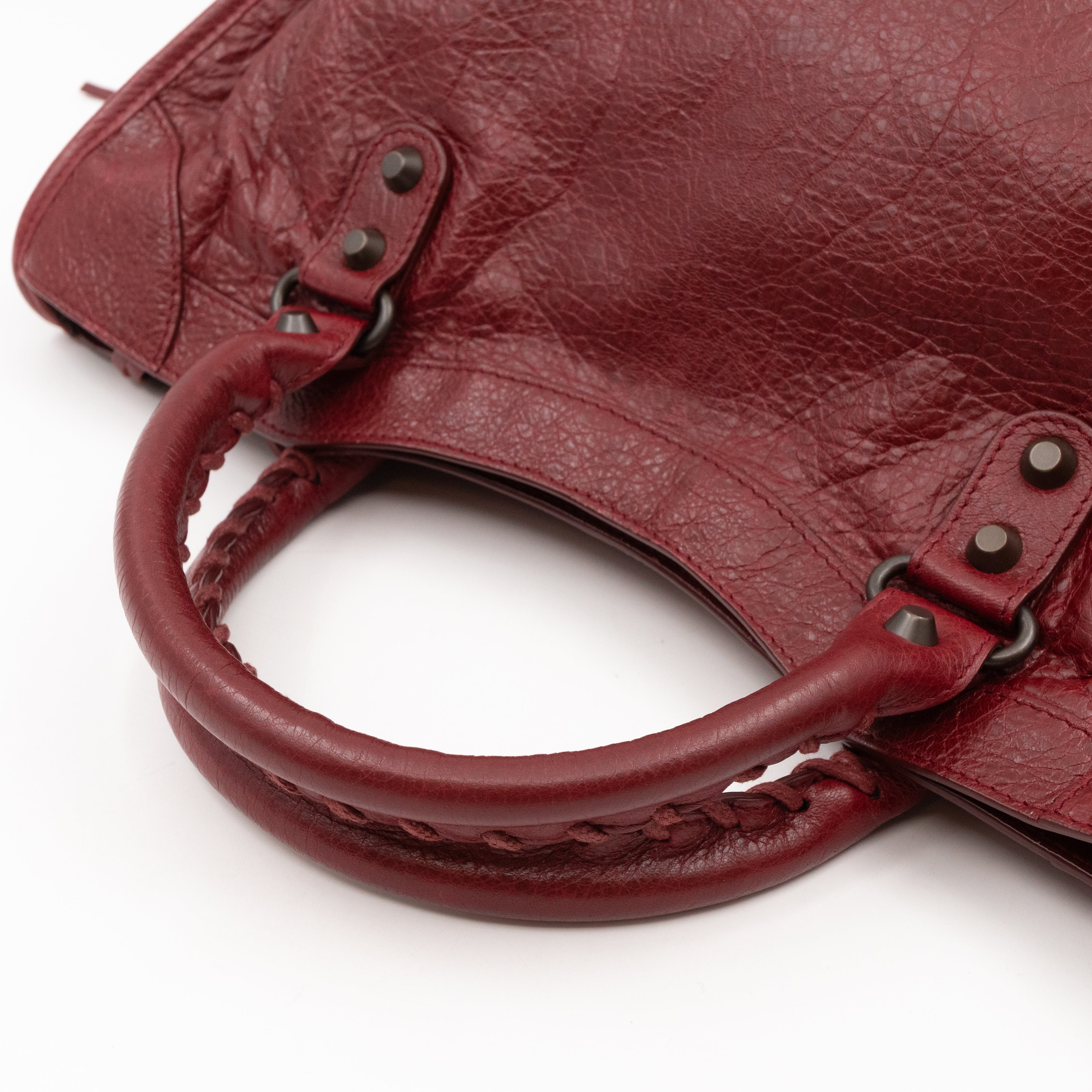 Classic City Burgundy Leather