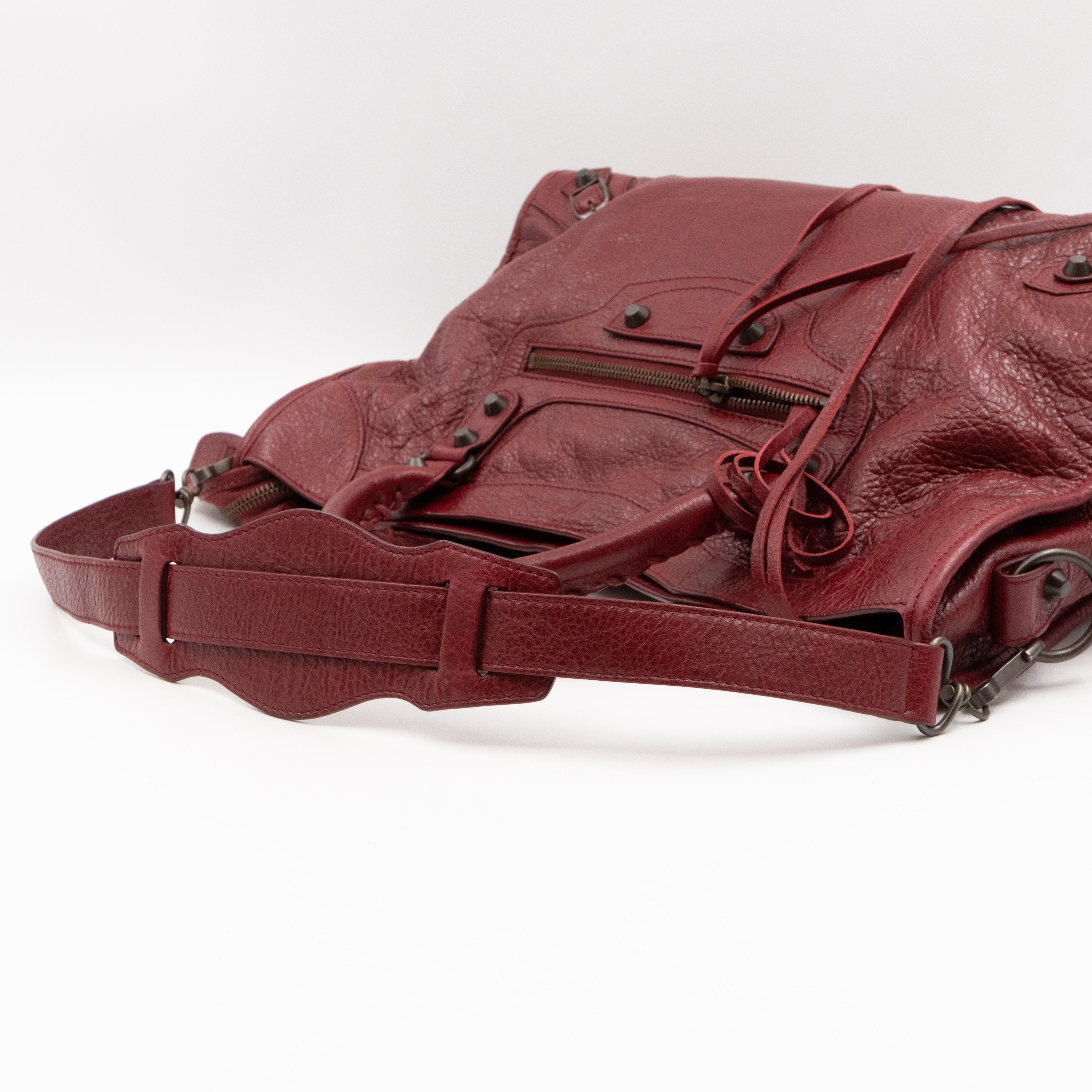Classic City Burgundy Leather