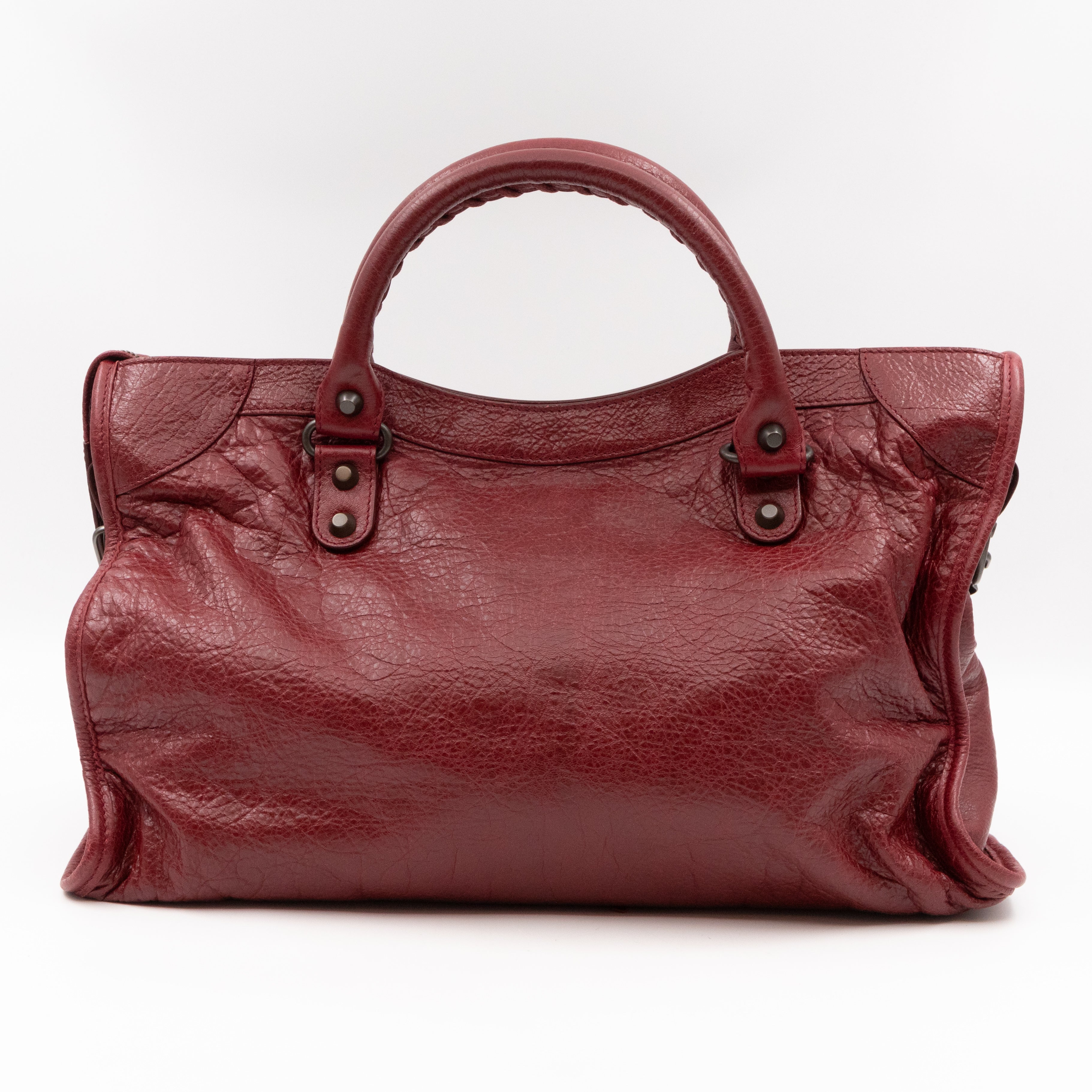 Classic City Burgundy Leather