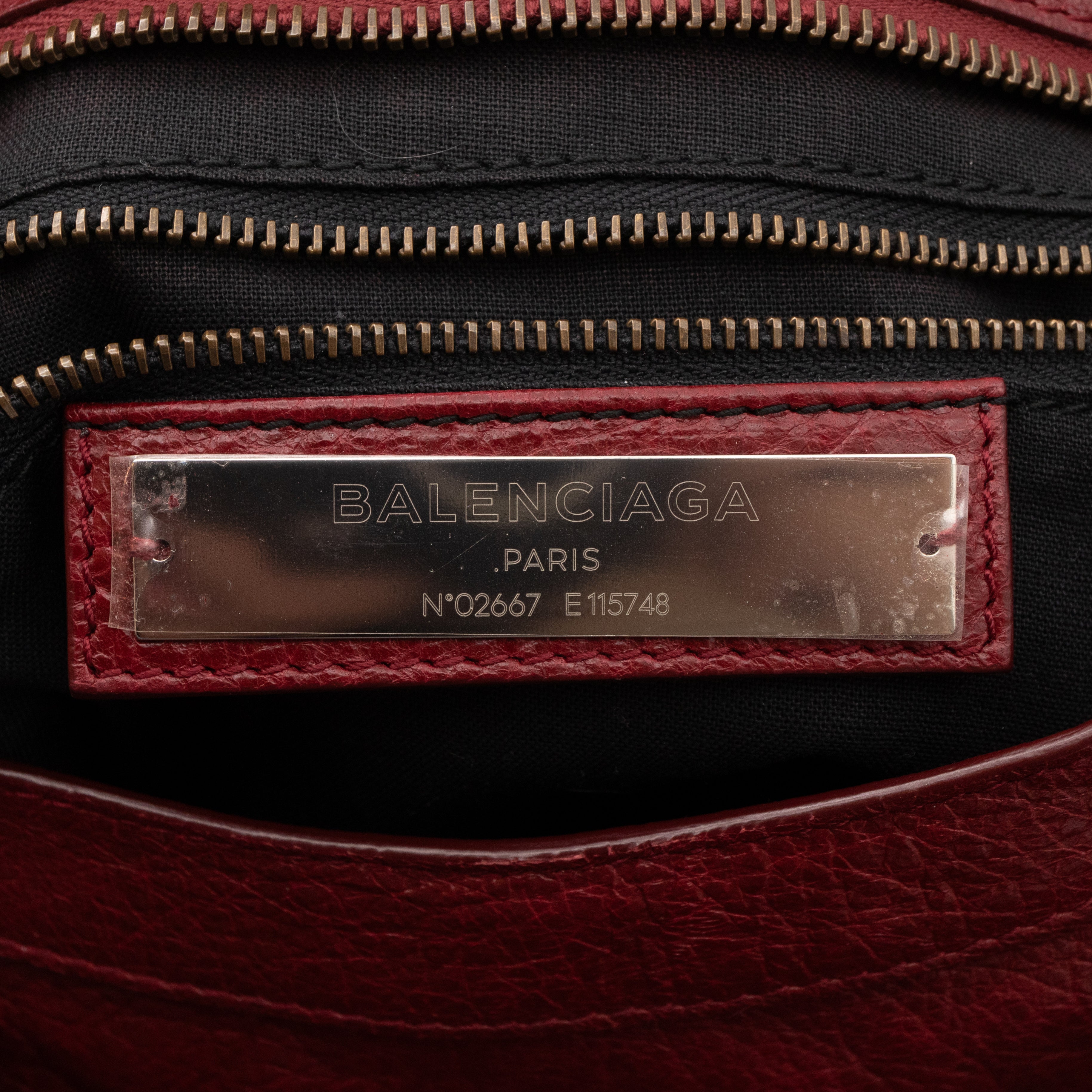 Classic City Burgundy Leather