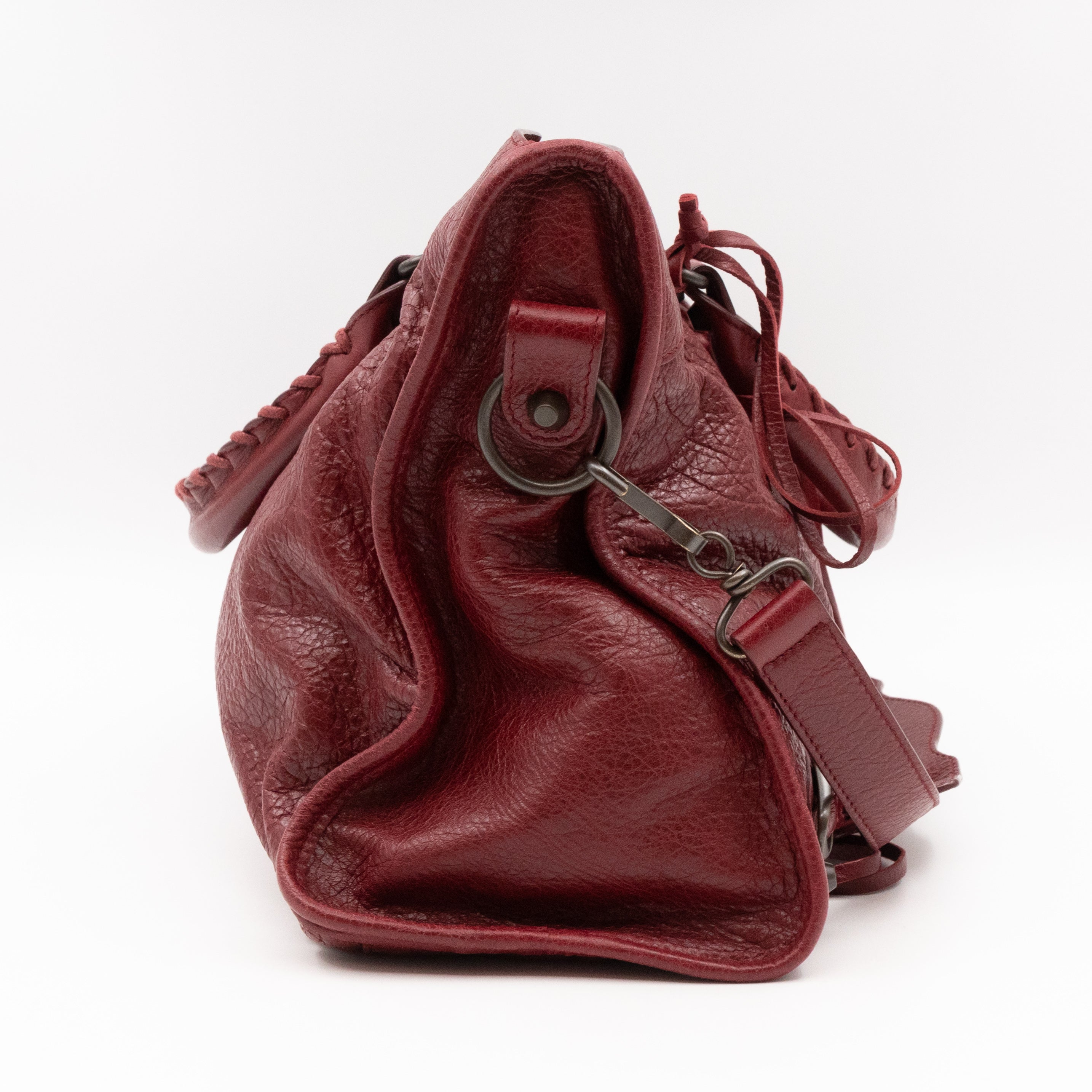 Classic City Burgundy Leather
