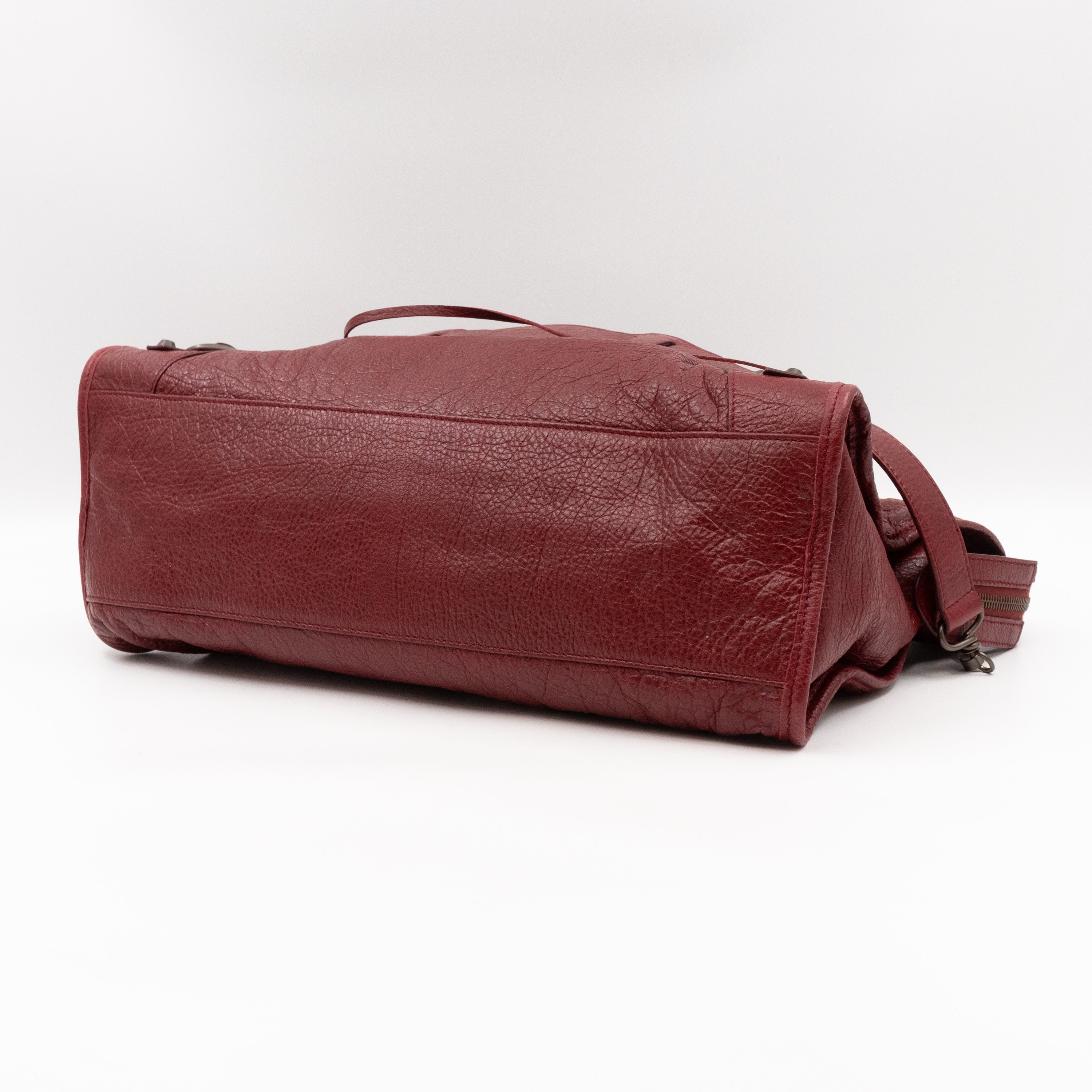 Classic City Burgundy Leather
