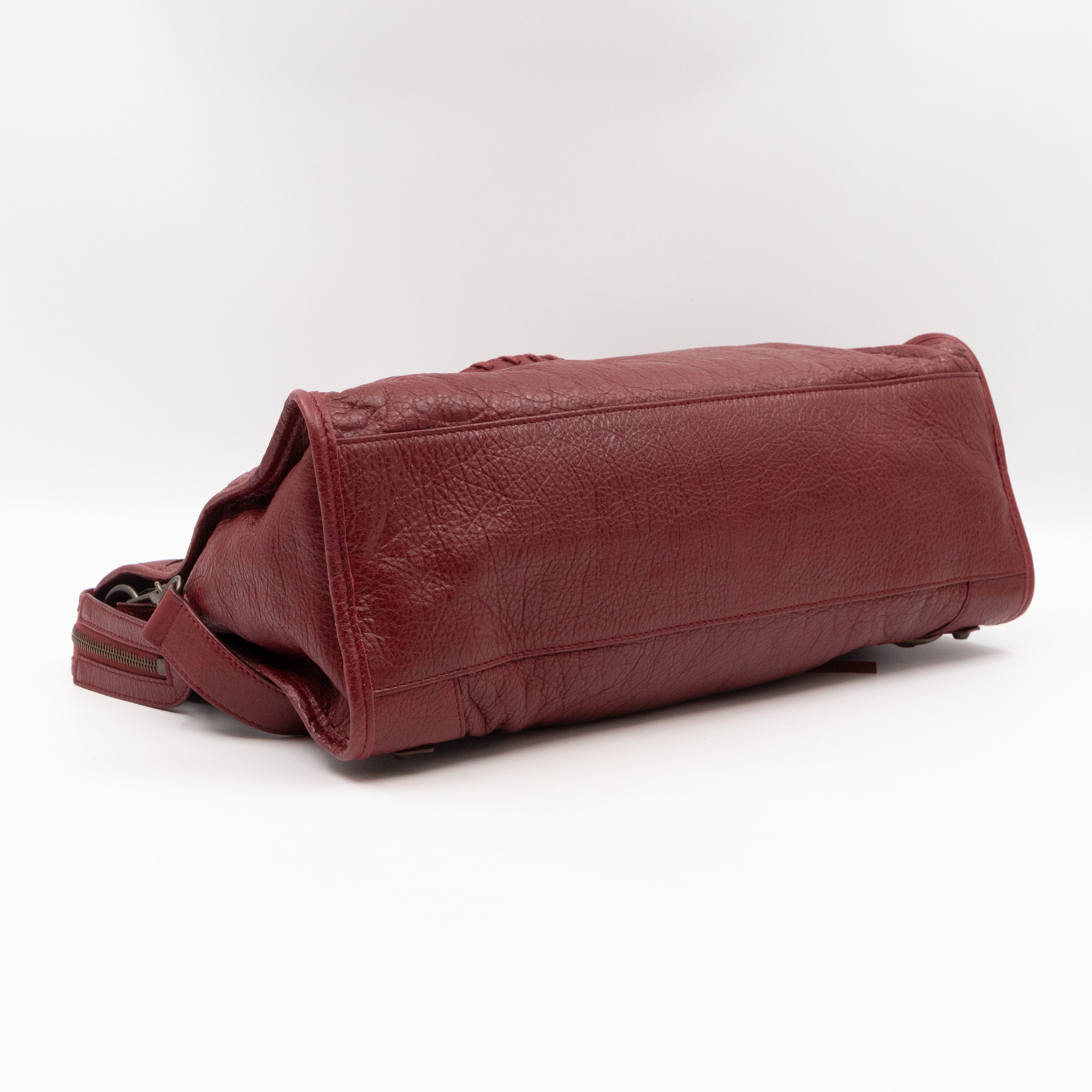 Classic City Burgundy Leather