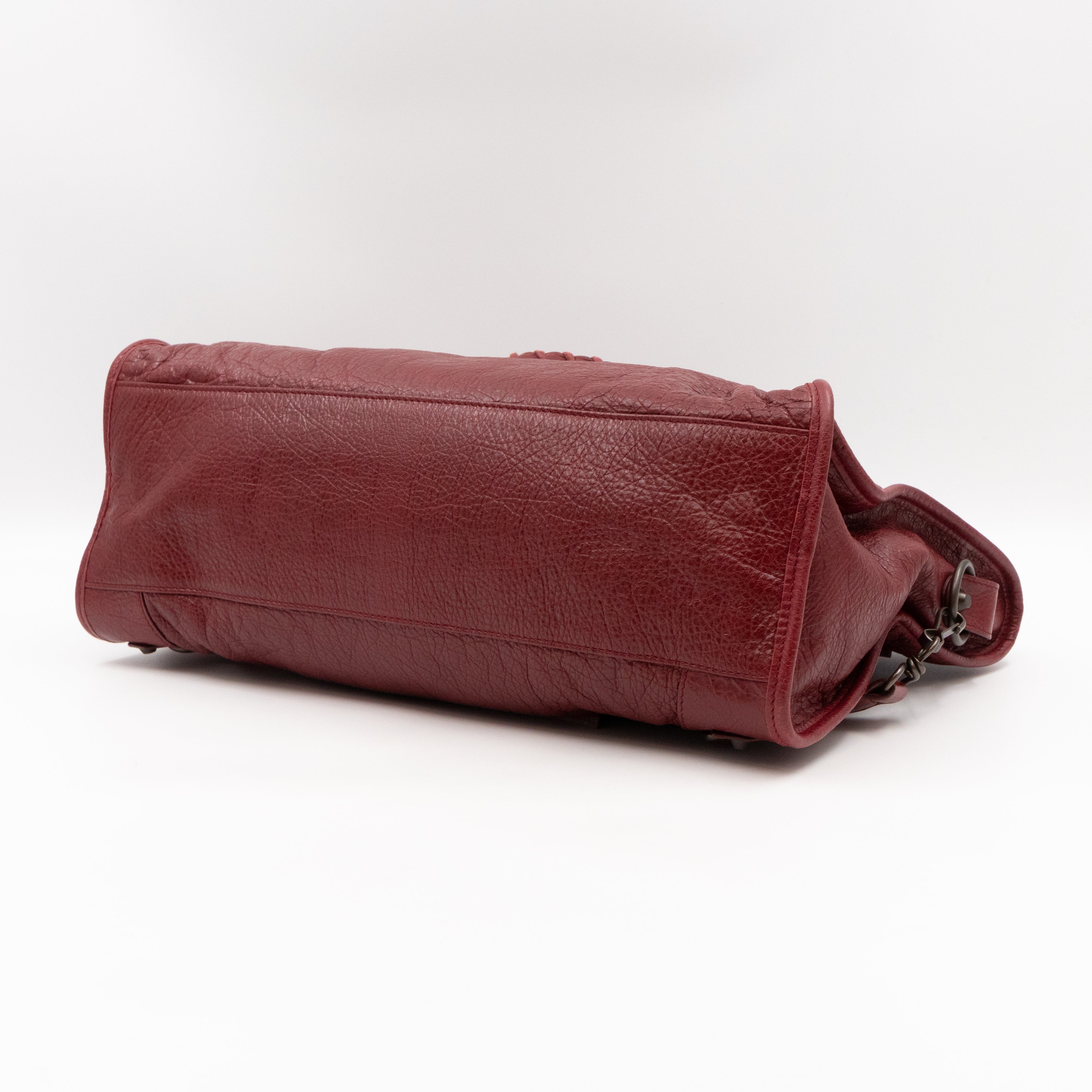 Classic City Burgundy Leather