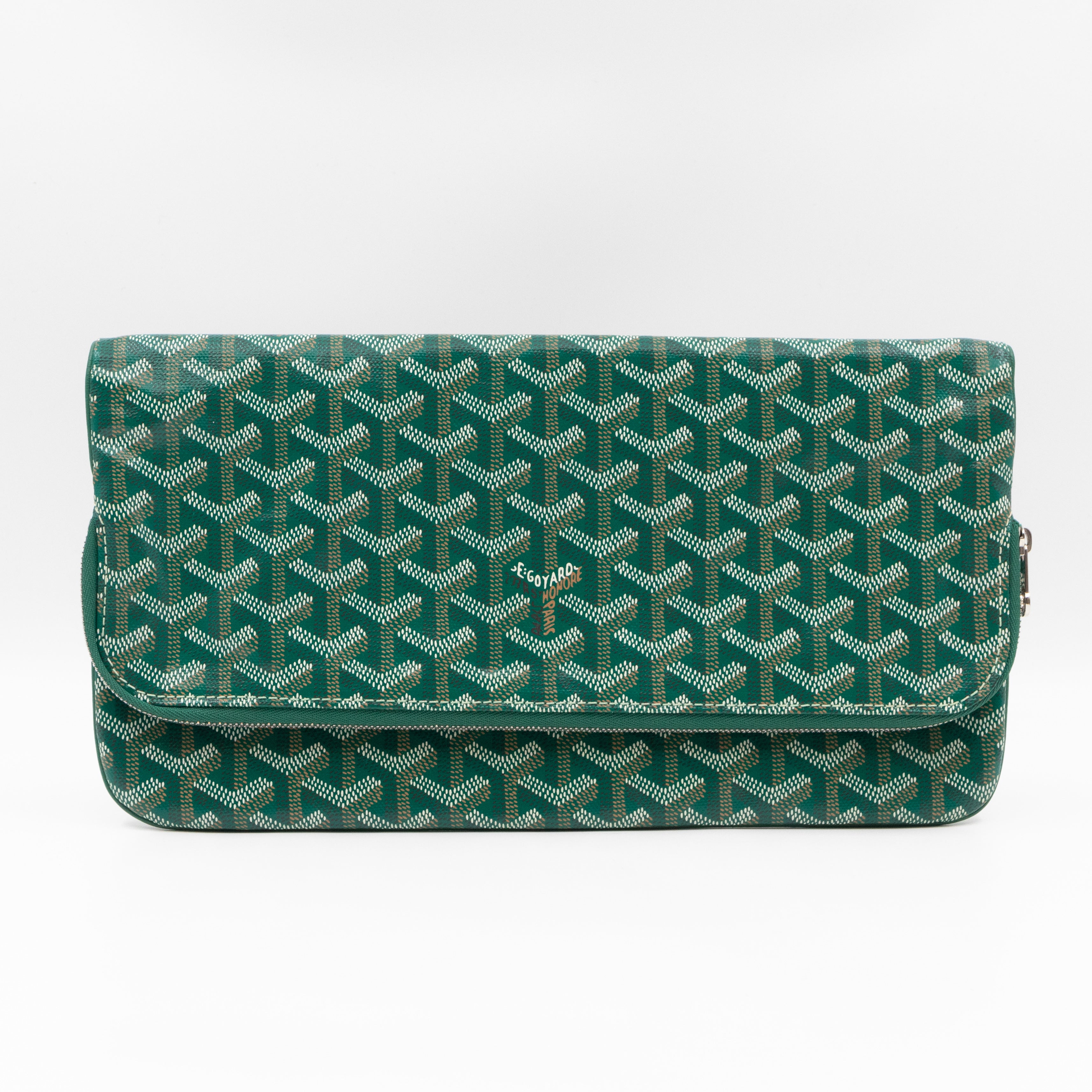 Sainte-Marie MM Foldable Clutch Goyardine Green