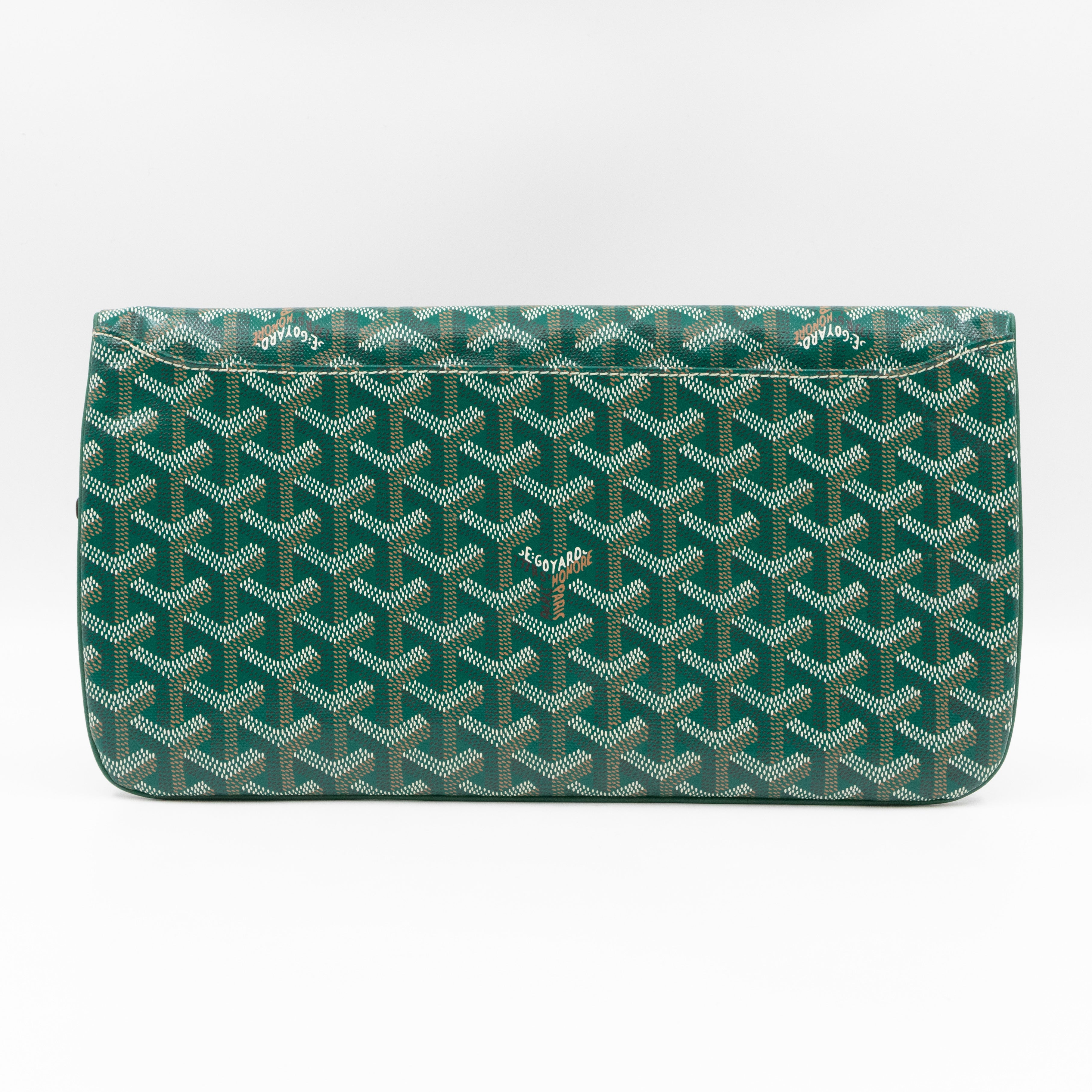 Sainte-Marie MM Foldable Clutch Goyardine Green