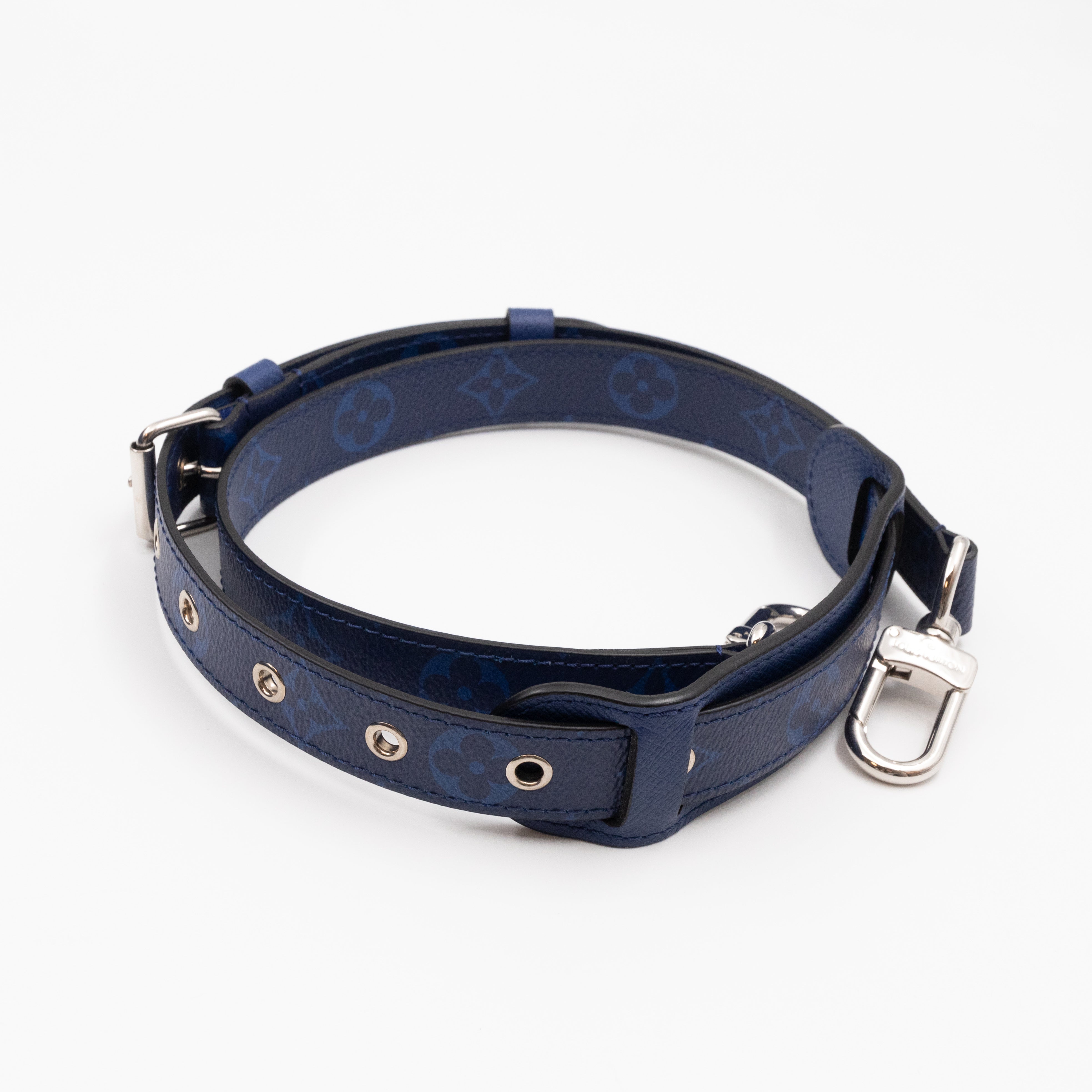 Keepall 50 Bandouliere Pacific Blue Taigarama Leather