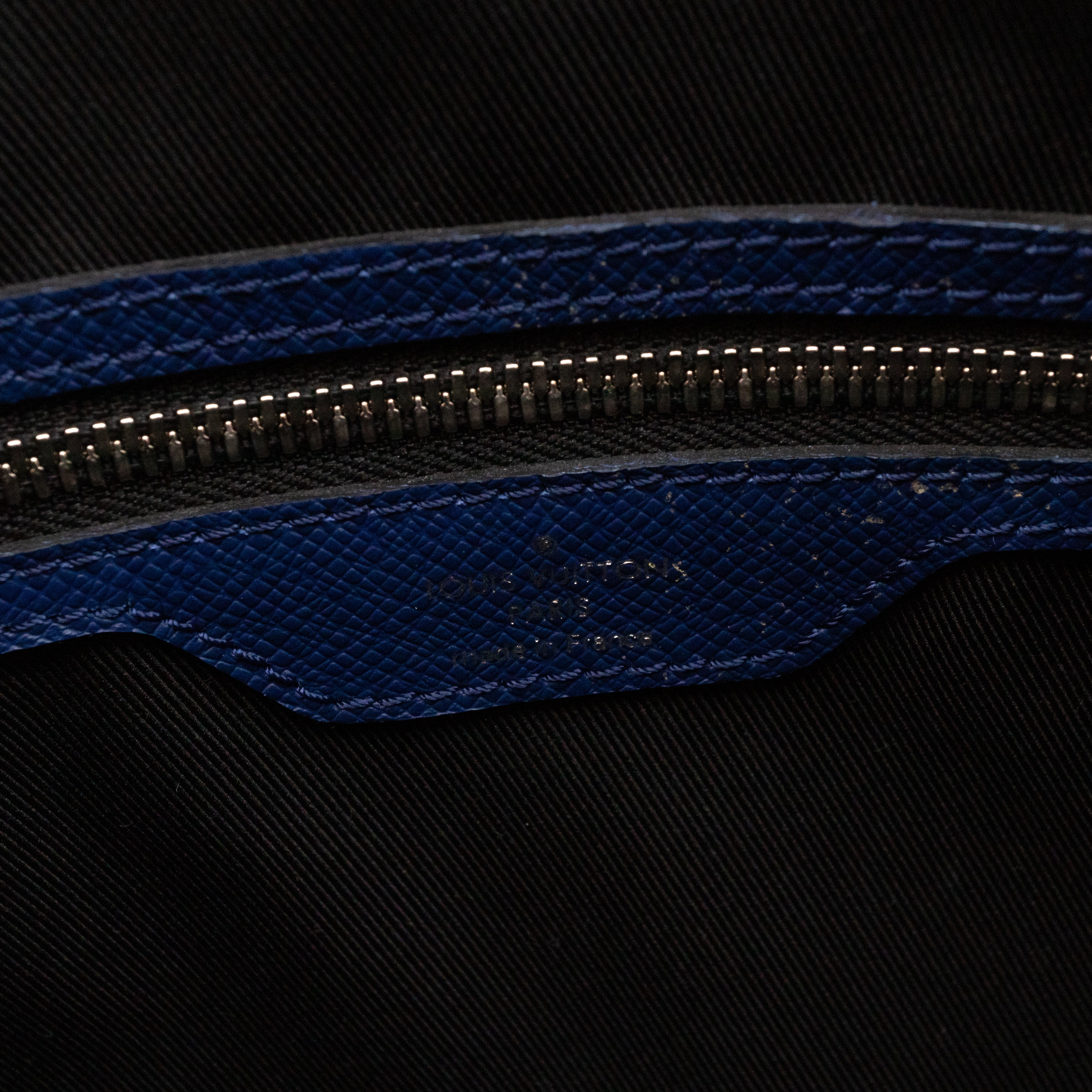 Keepall 50 Bandouliere Pacific Blue Taigarama Leather