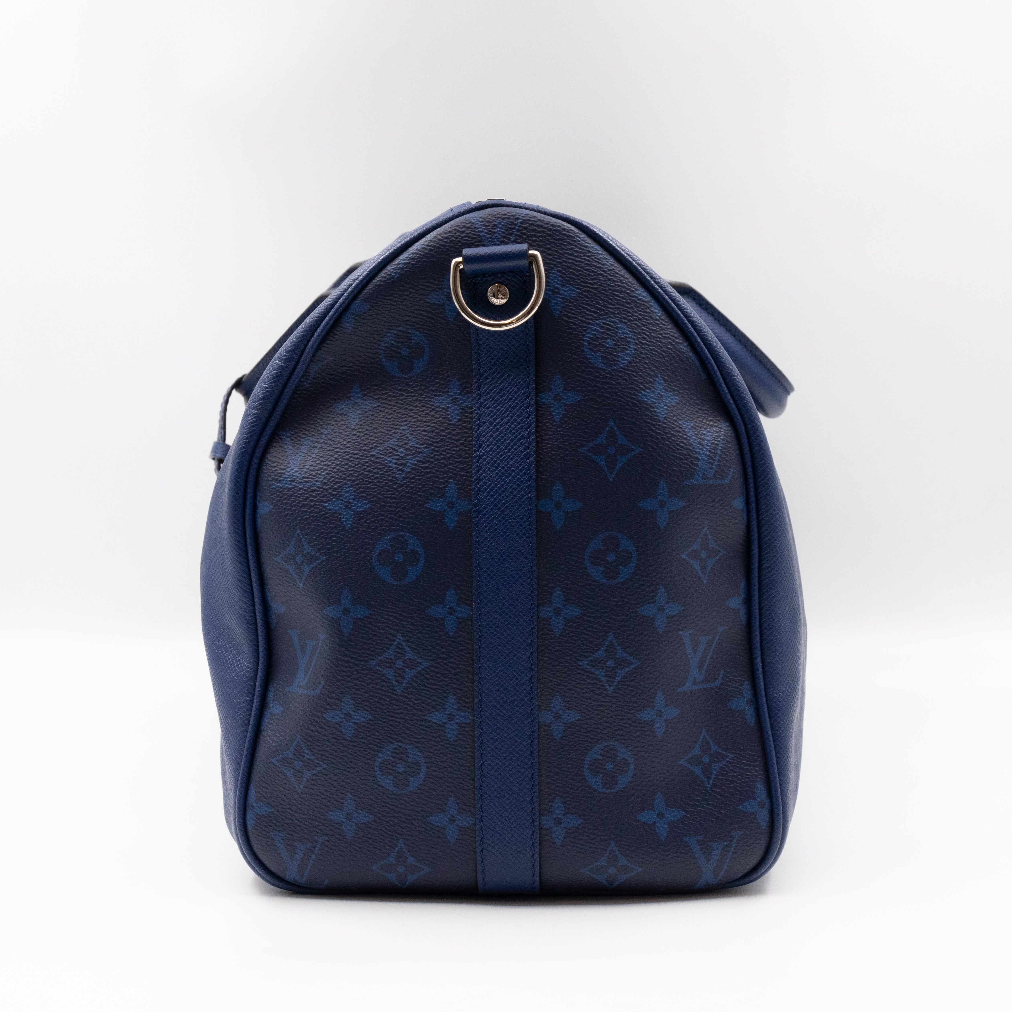 Keepall 50 Bandouliere Pacific Blue Taigarama Leather