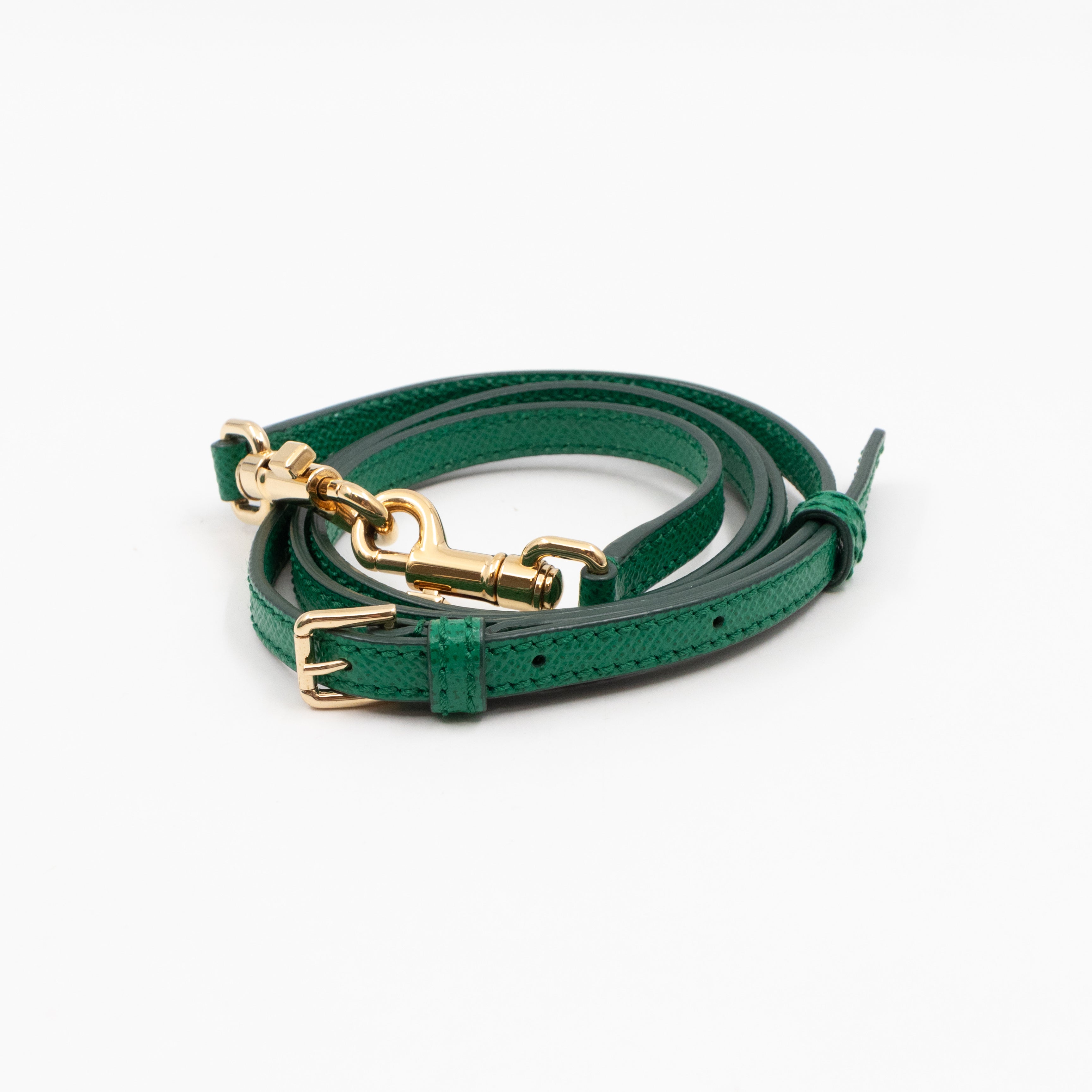 Sicily Mini Green Dauphine Leather