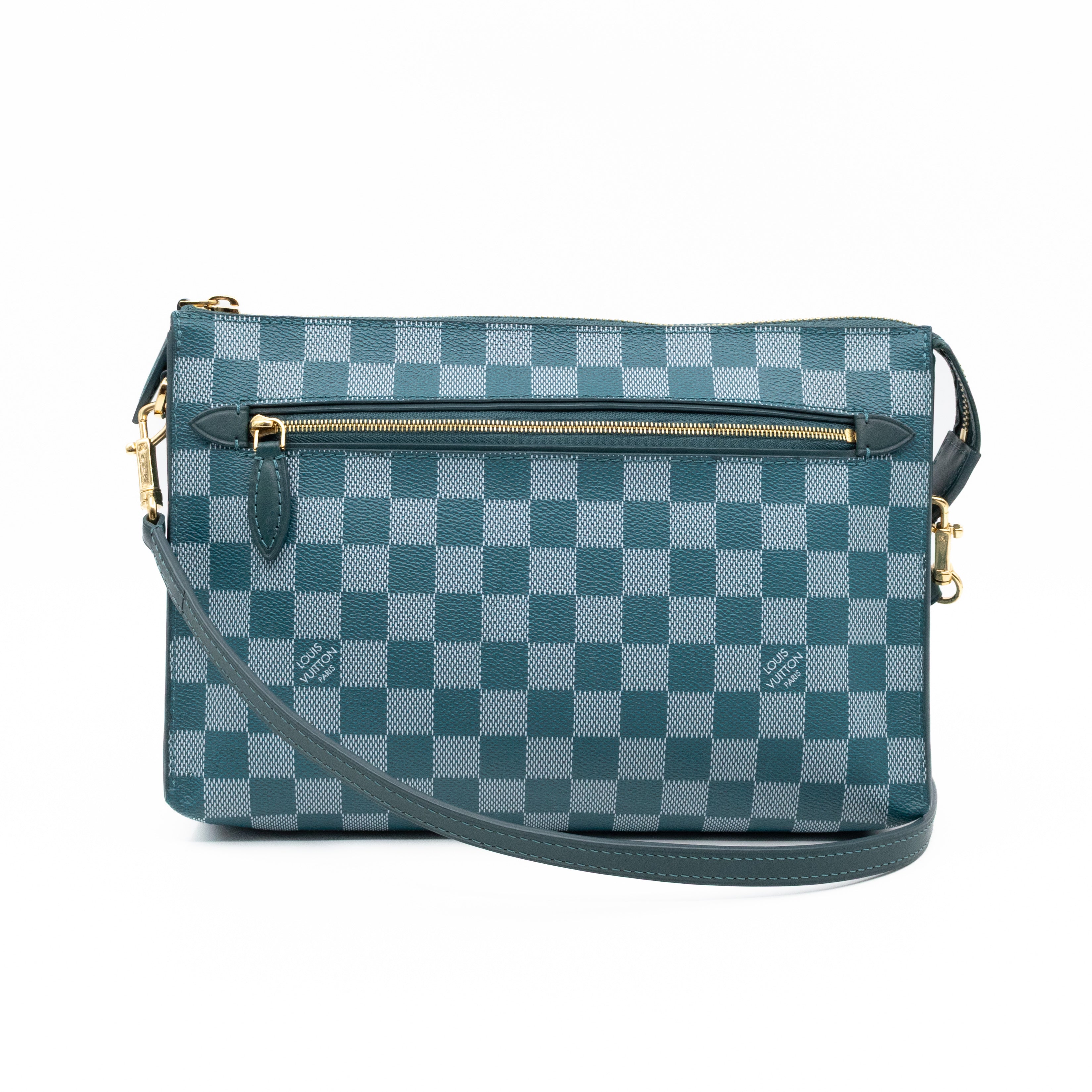 Modul Shoulder Bag Damier Couleurs Cyan