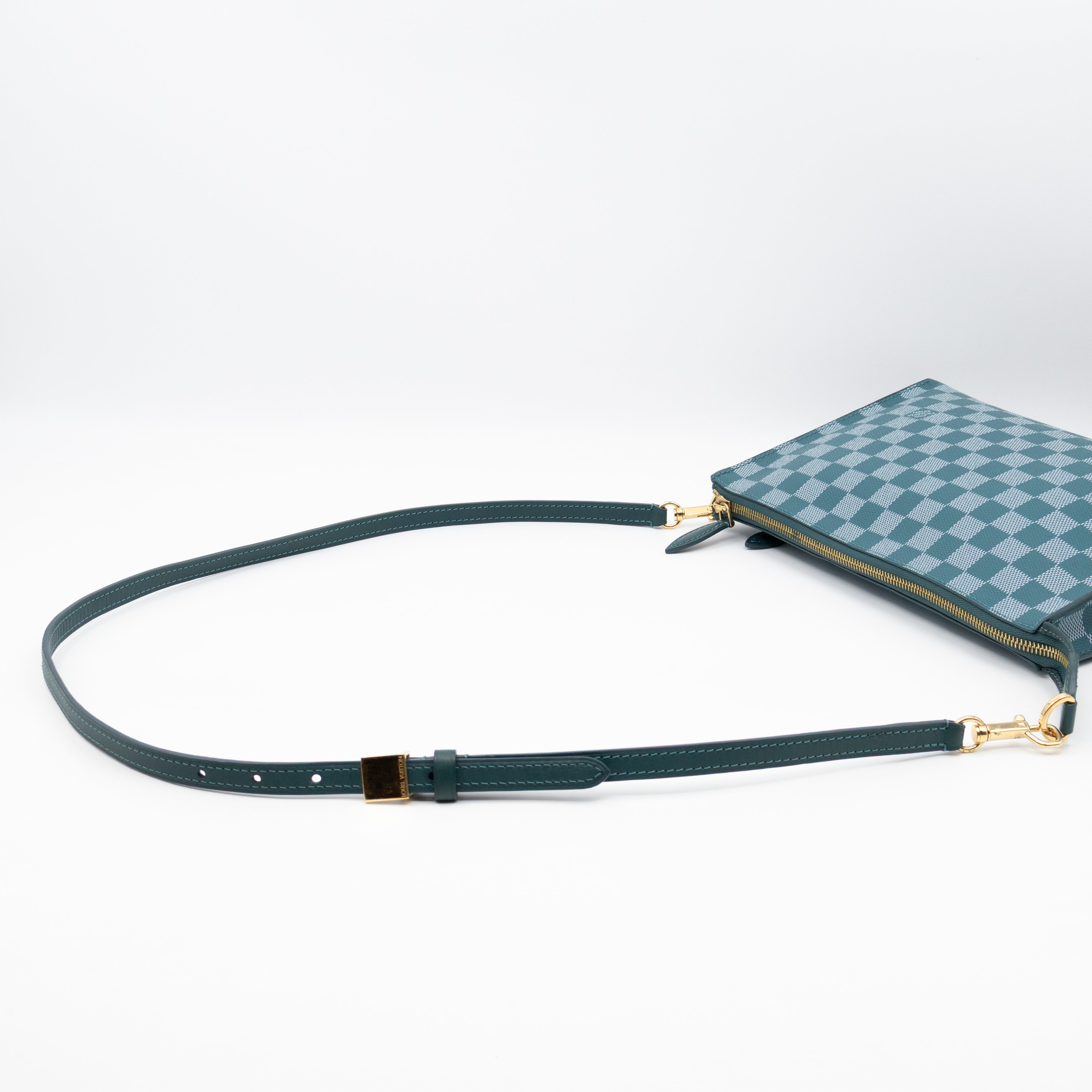 Modul Shoulder Bag Damier Couleurs Cyan