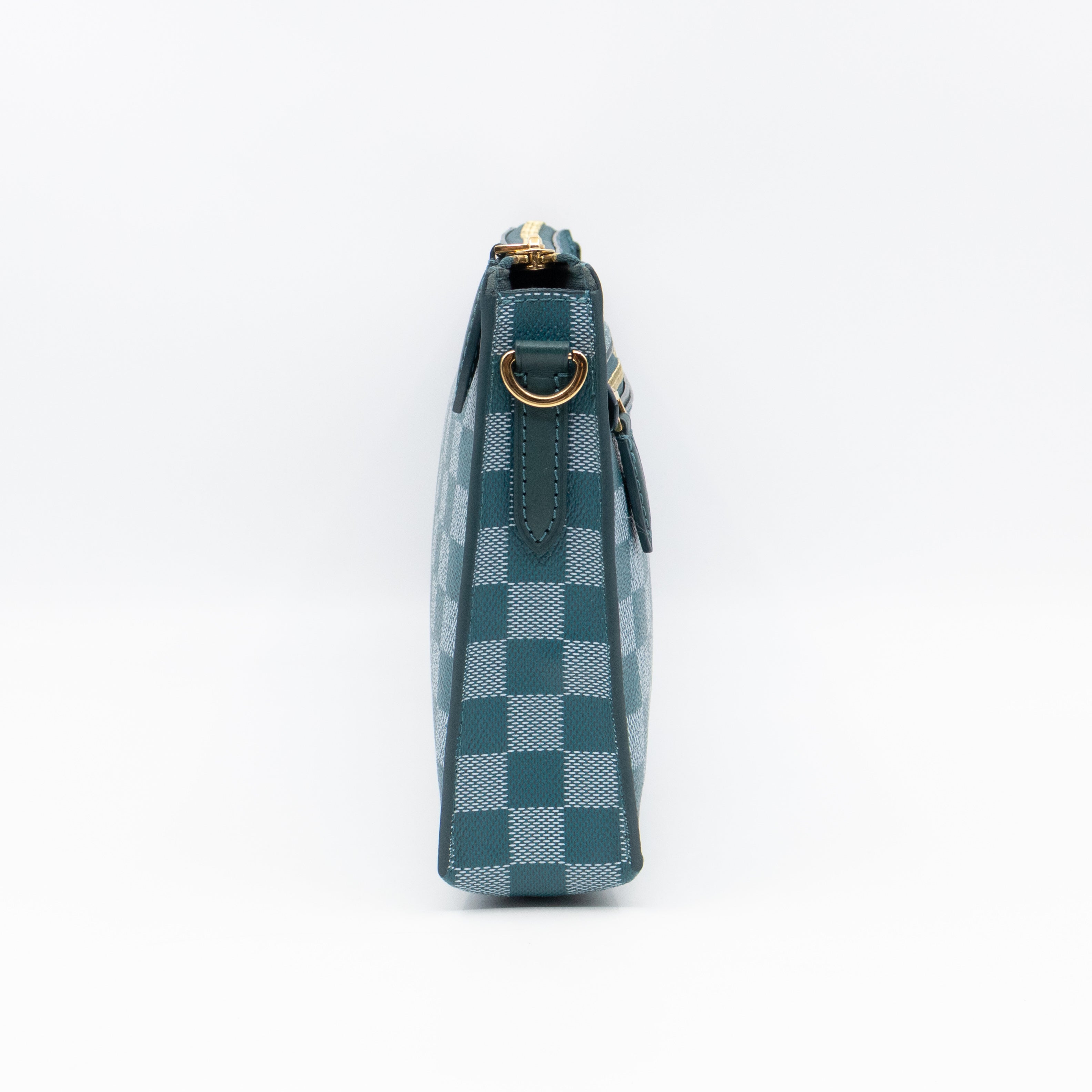 Modul Shoulder Bag Damier Couleurs Cyan