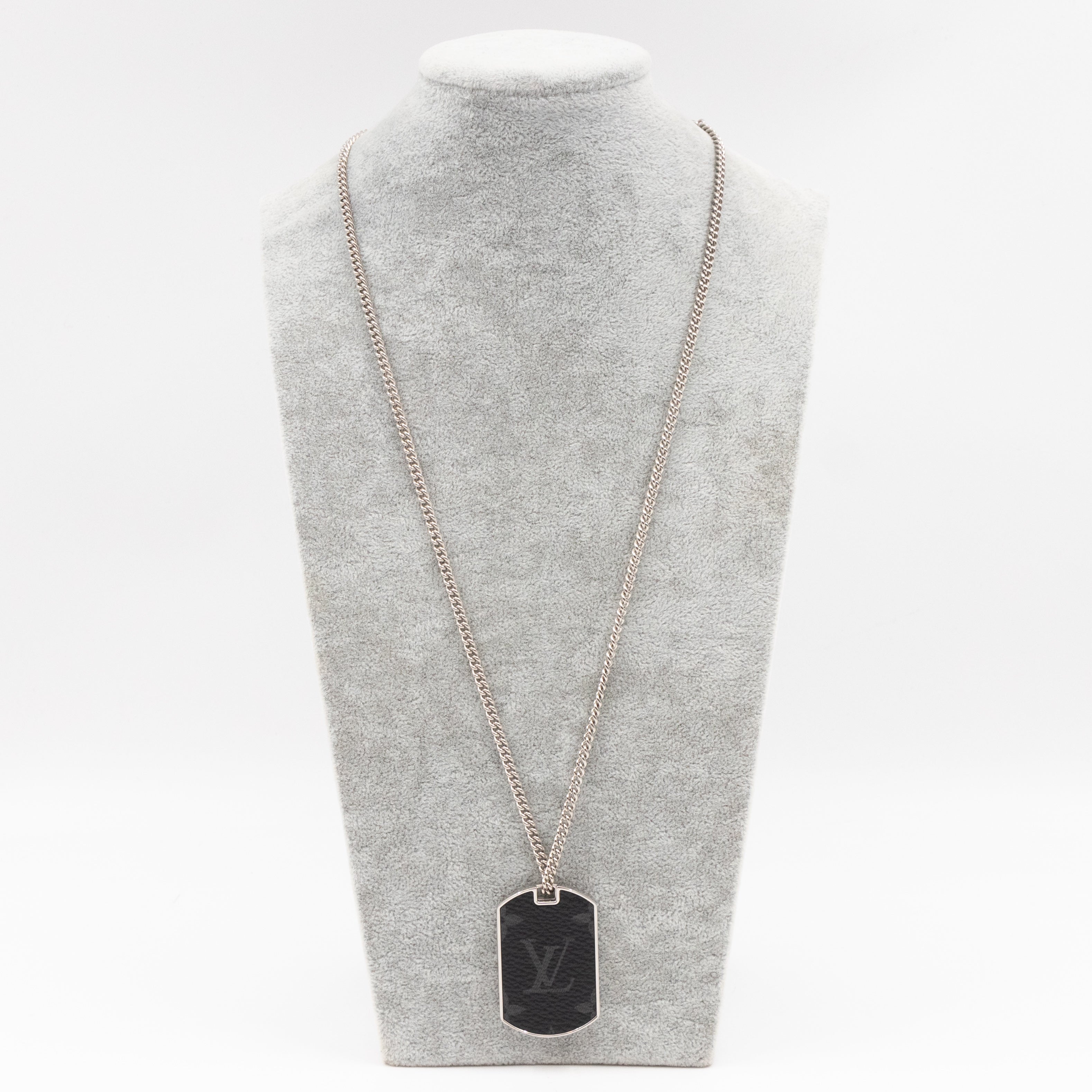 Monogram Eclipse Plate Necklace