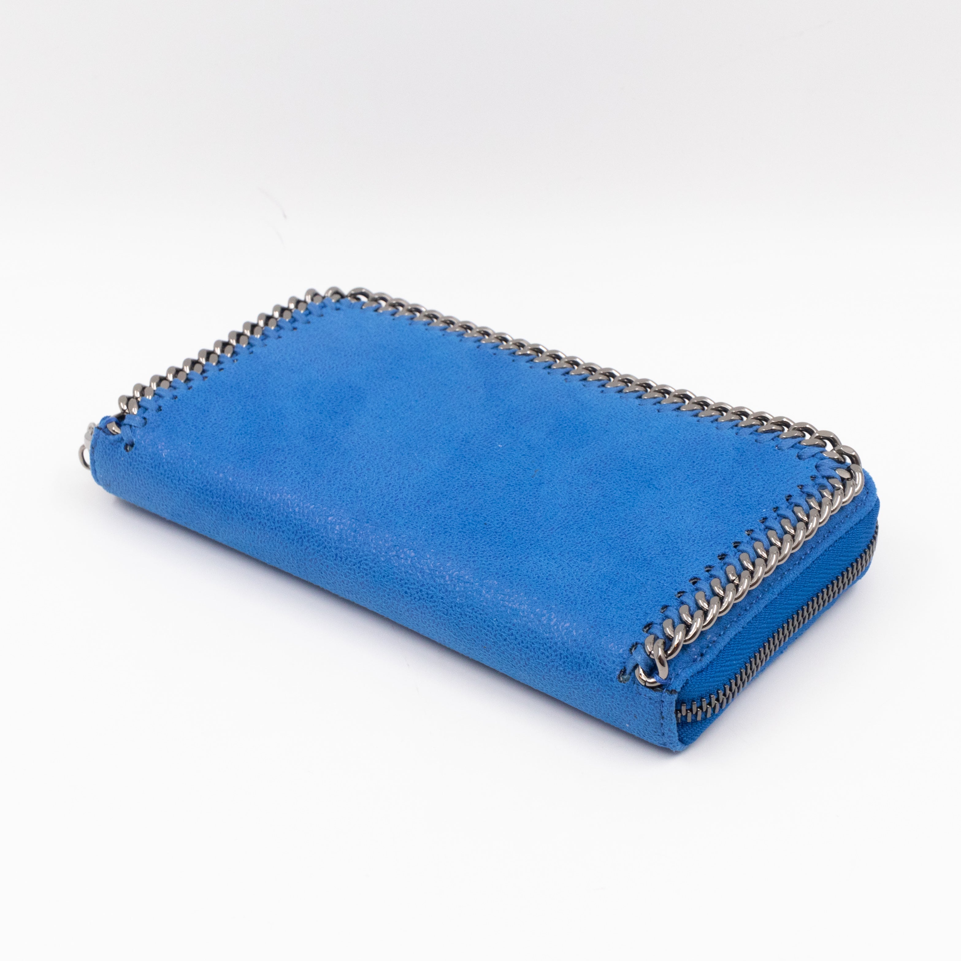 Falabella Zip Continental Wallet Blue