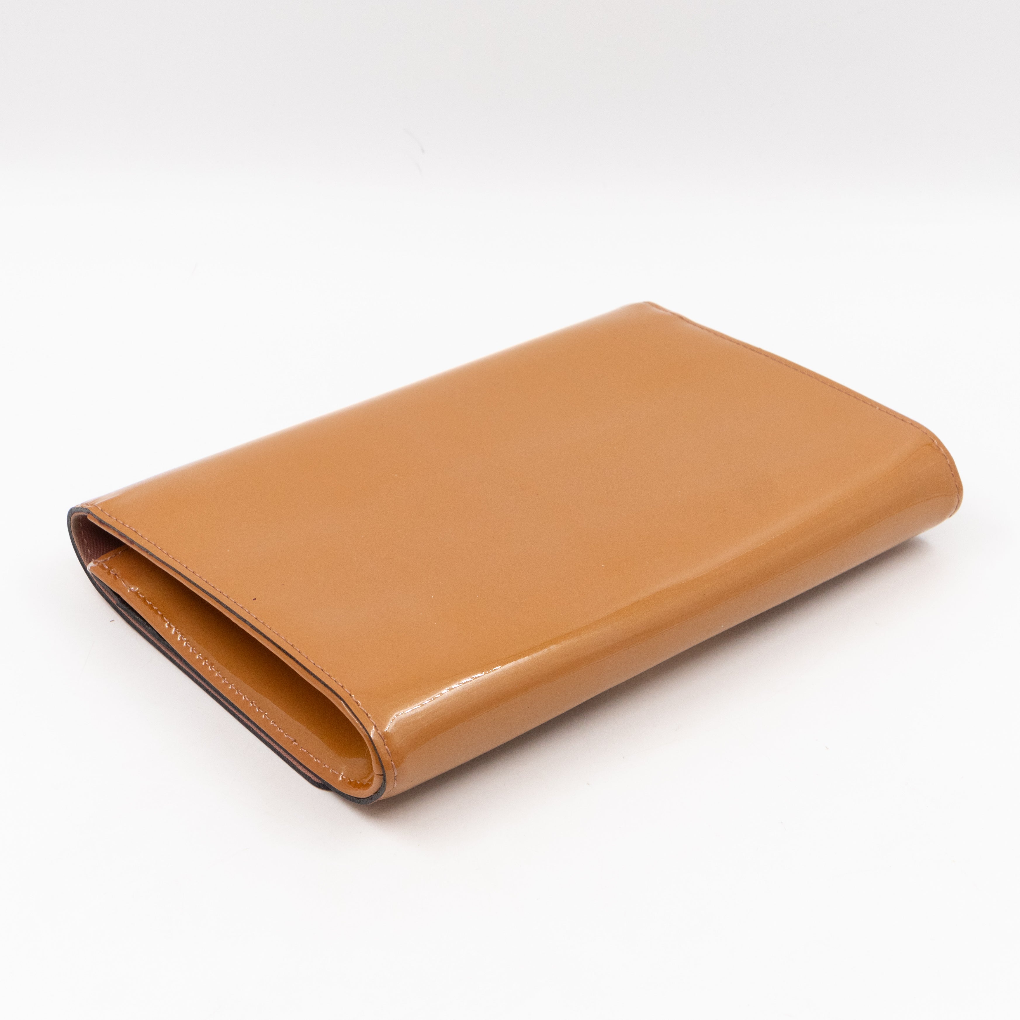 Louise Clutch Beige Vernis Gold