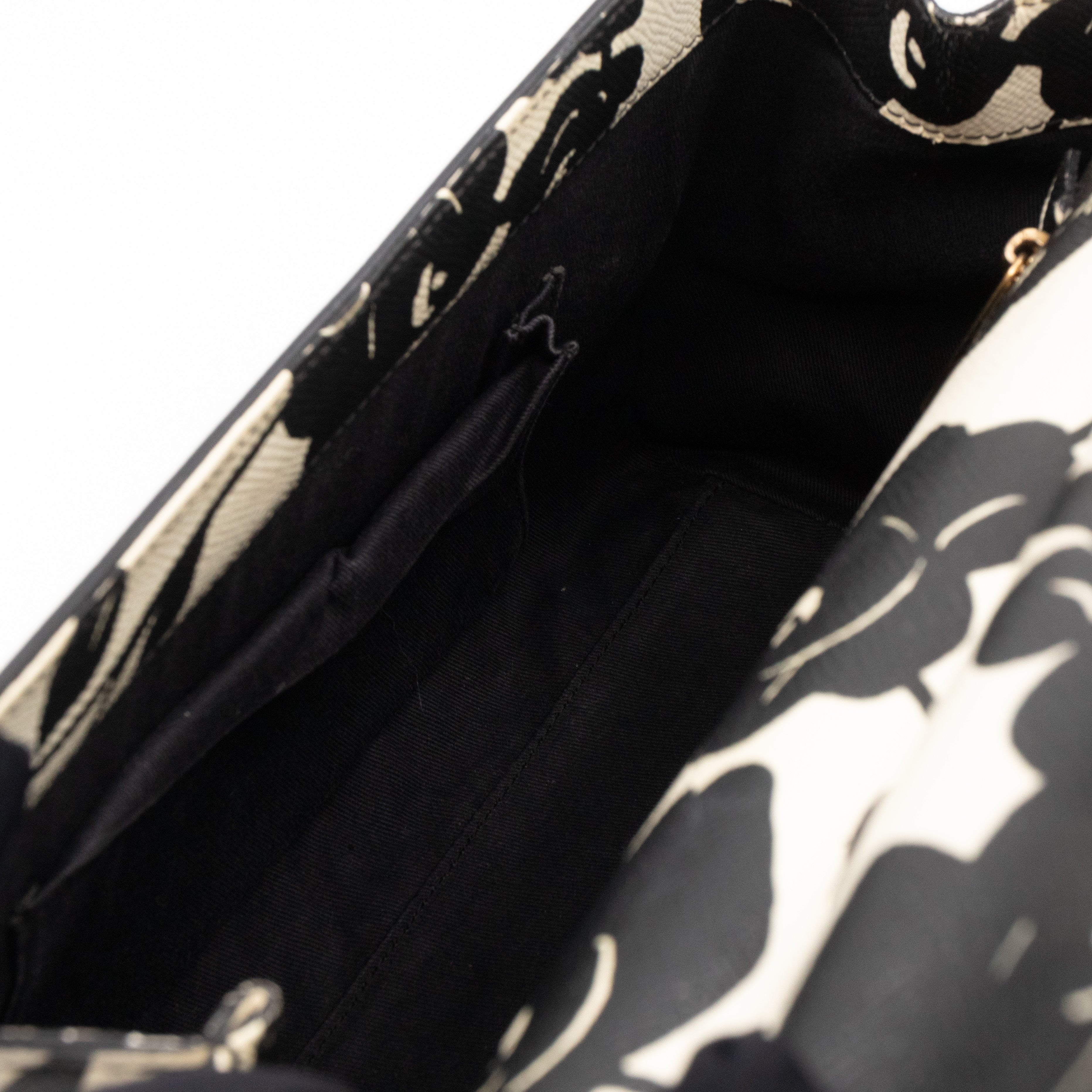 Sicily Red Roses Print Dauphine Leather