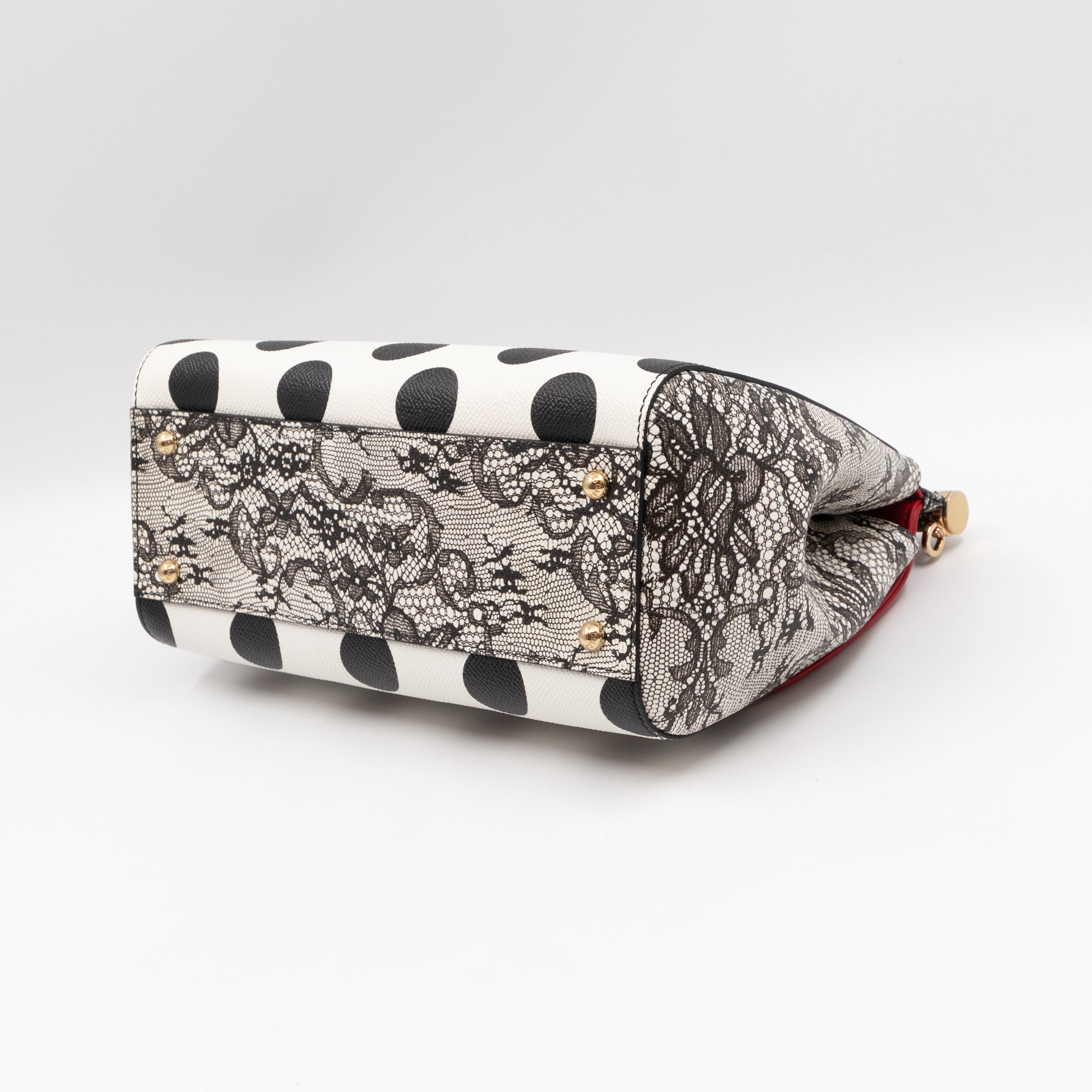Sicily Laced Embroidery Dauphine Leather