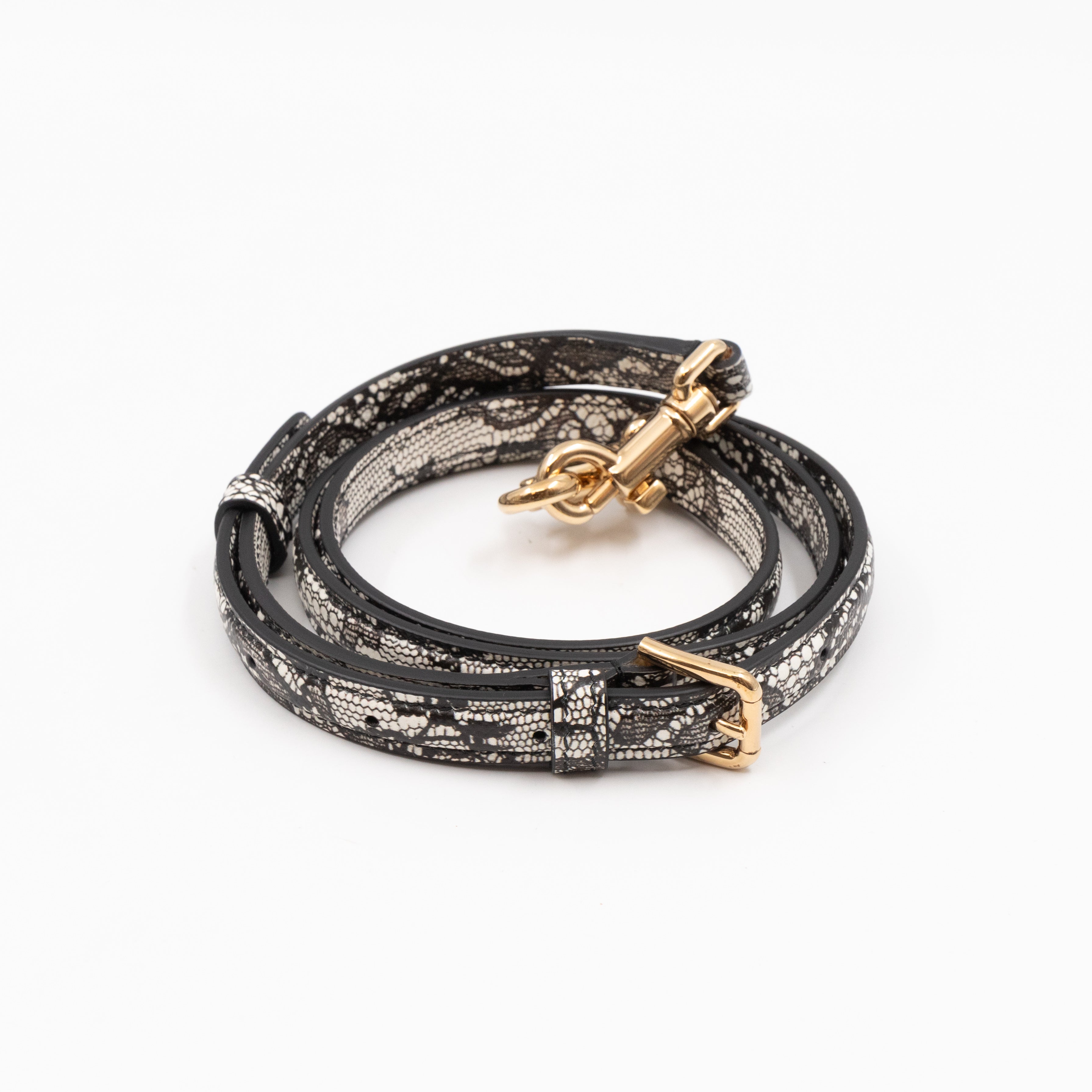 Sicily Laced Embroidery Dauphine Leather