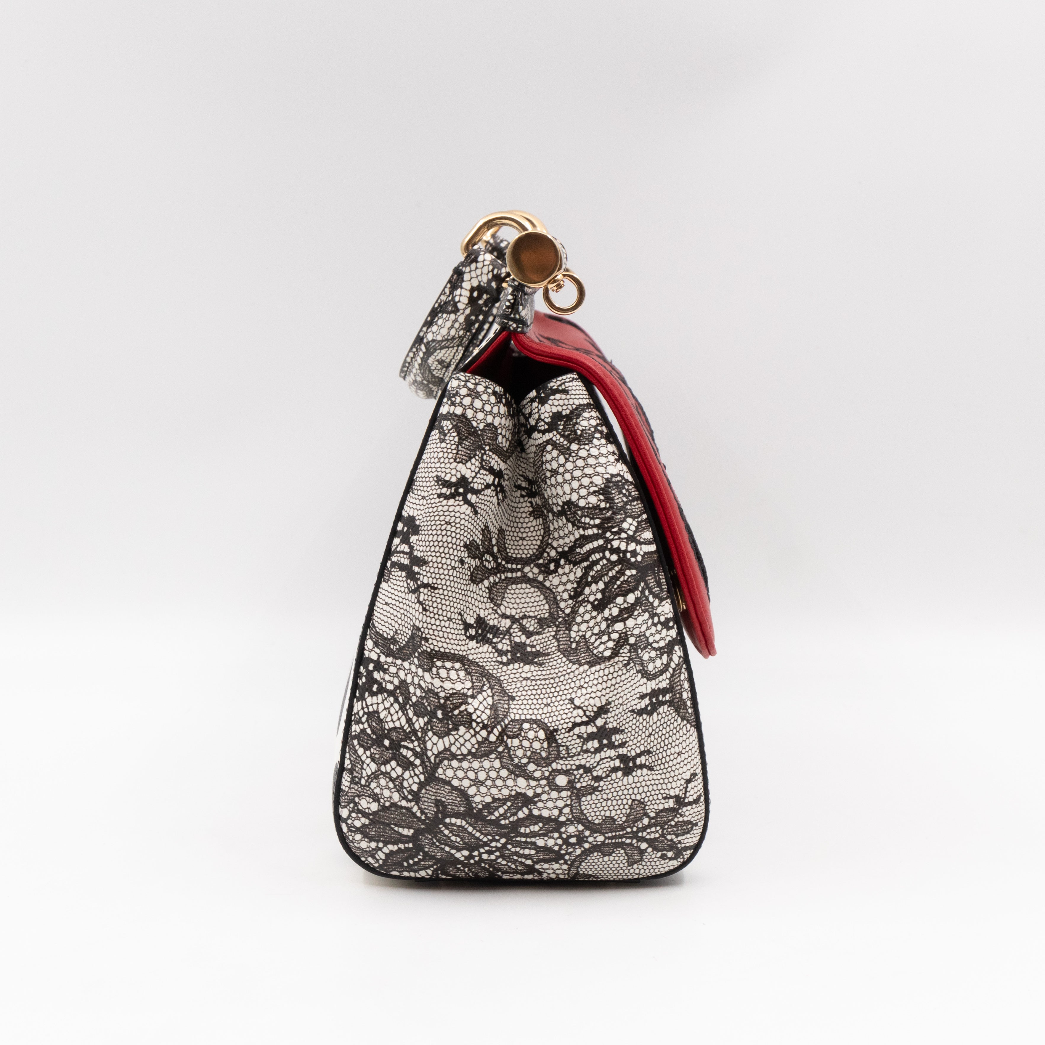 Sicily Laced Embroidery Dauphine Leather
