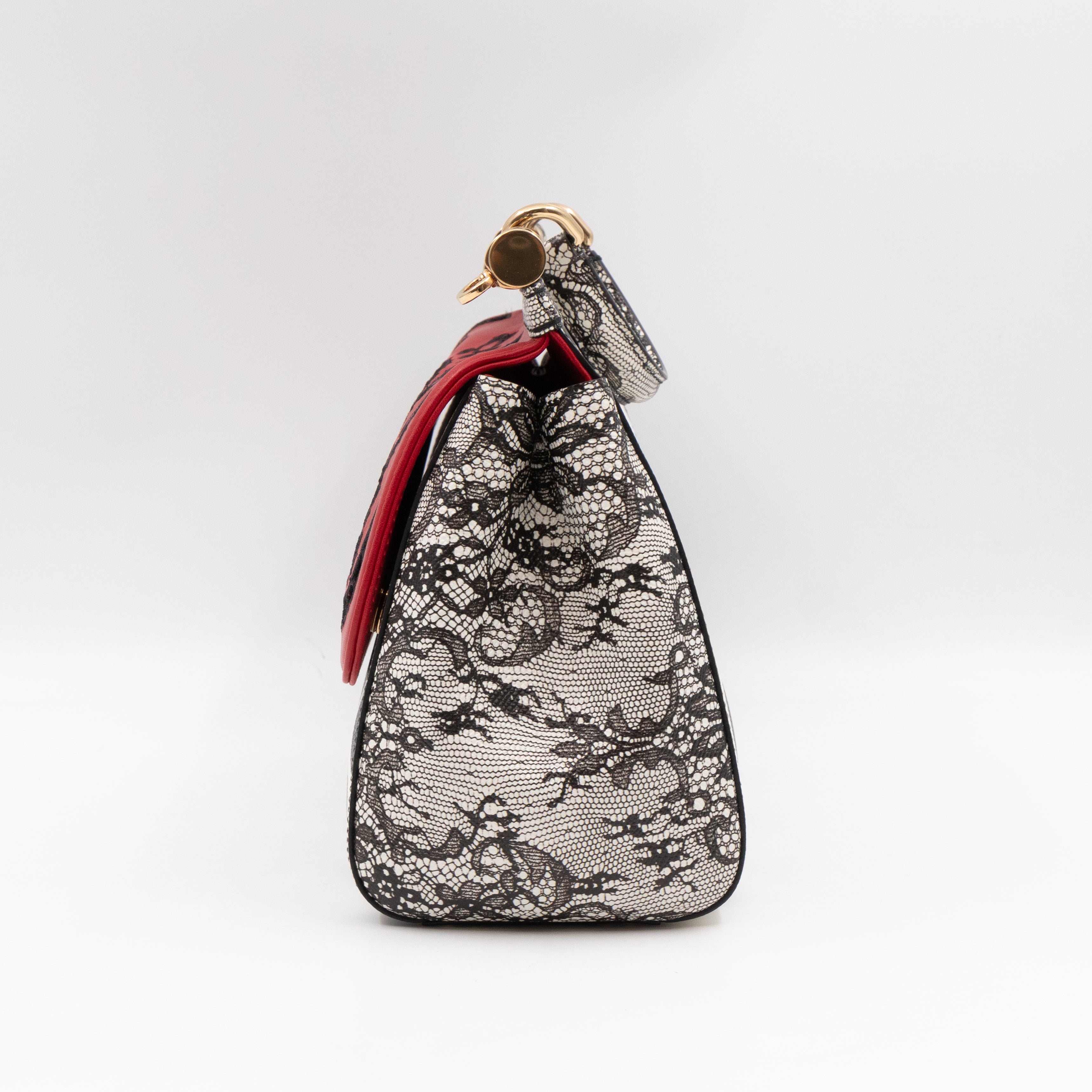 Sicily Laced Embroidery Dauphine Leather