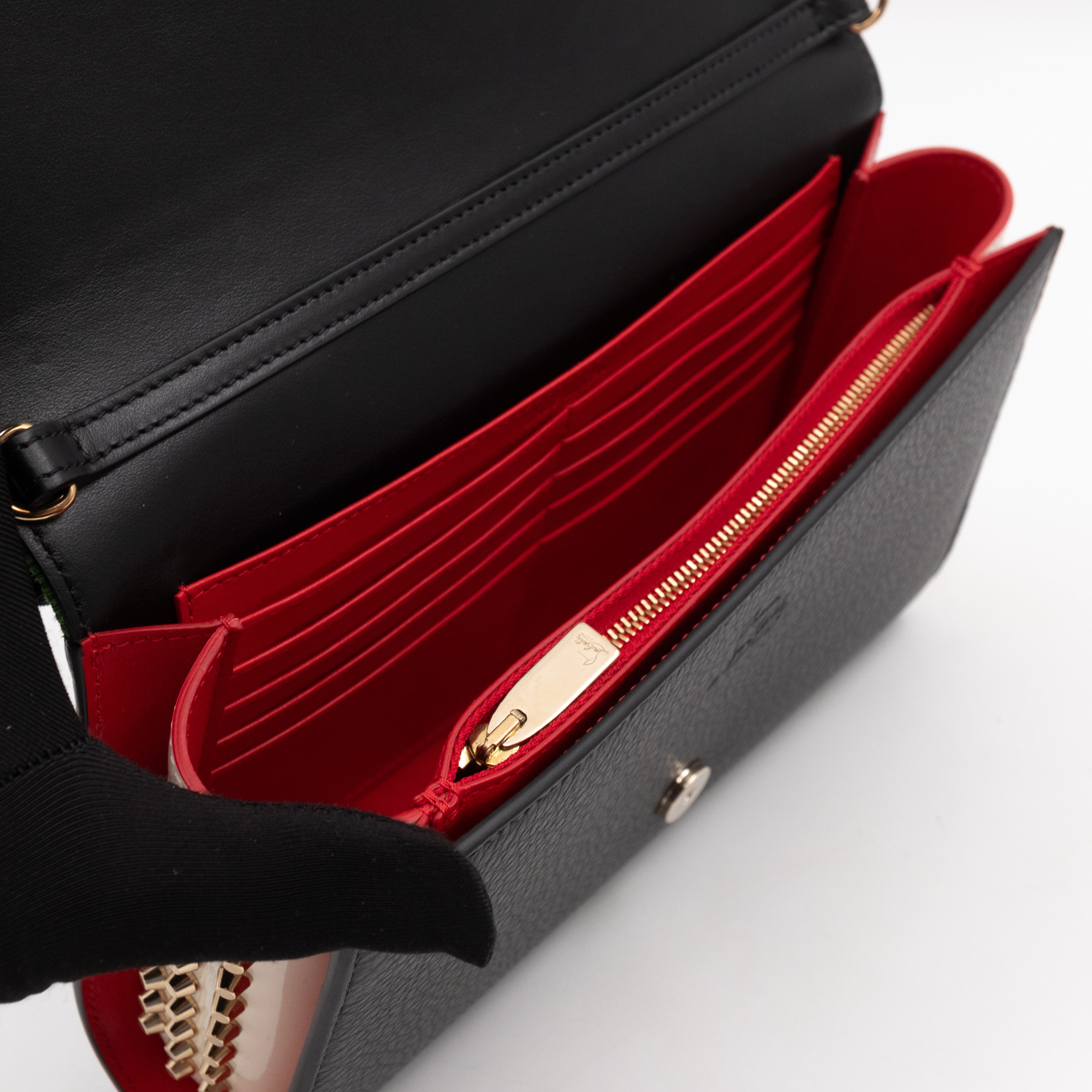 Christian Louboutin Paloma Africube Multicolor Clutch Embroidered