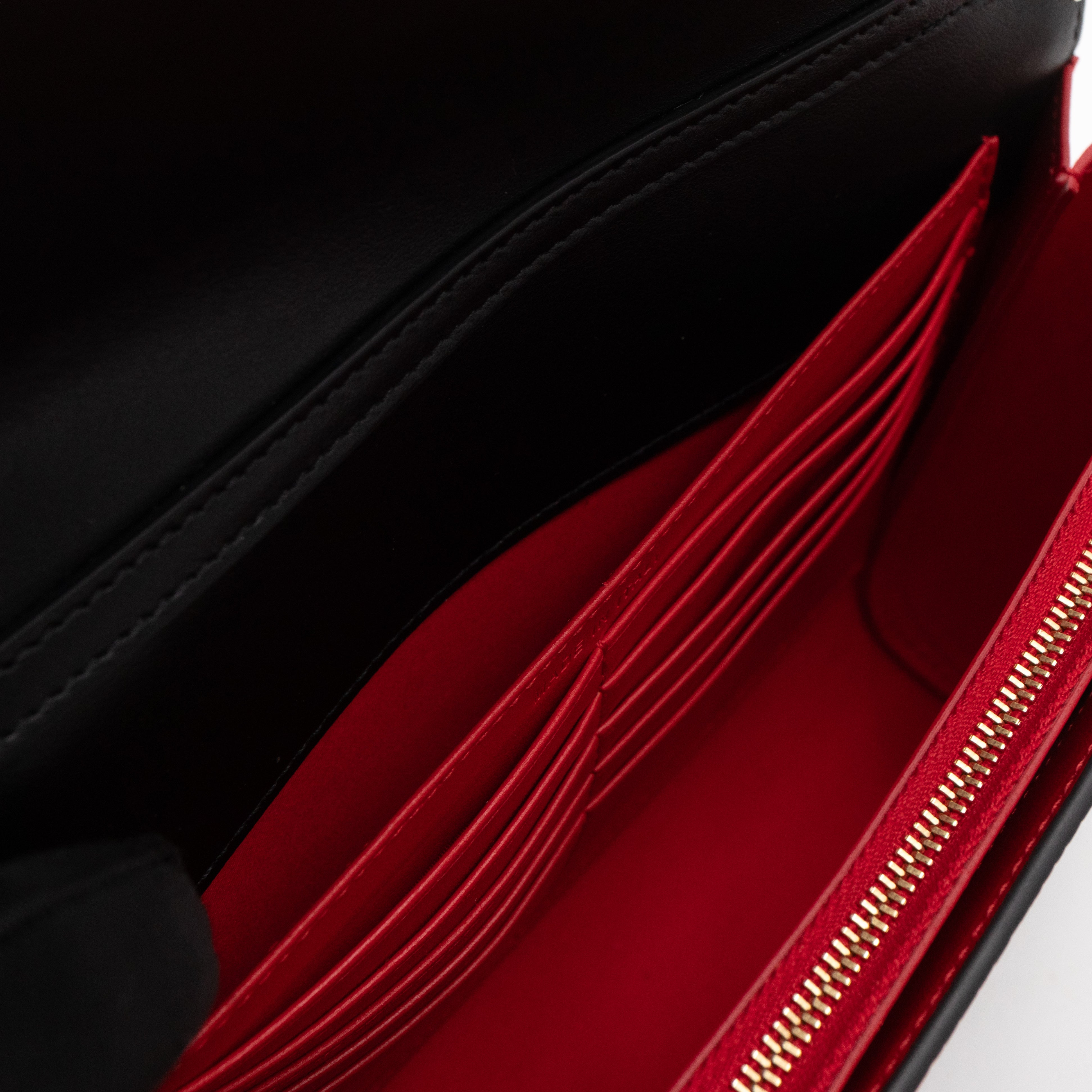 Christian Louboutin Paloma Africube Multicolor Clutch Embroidered