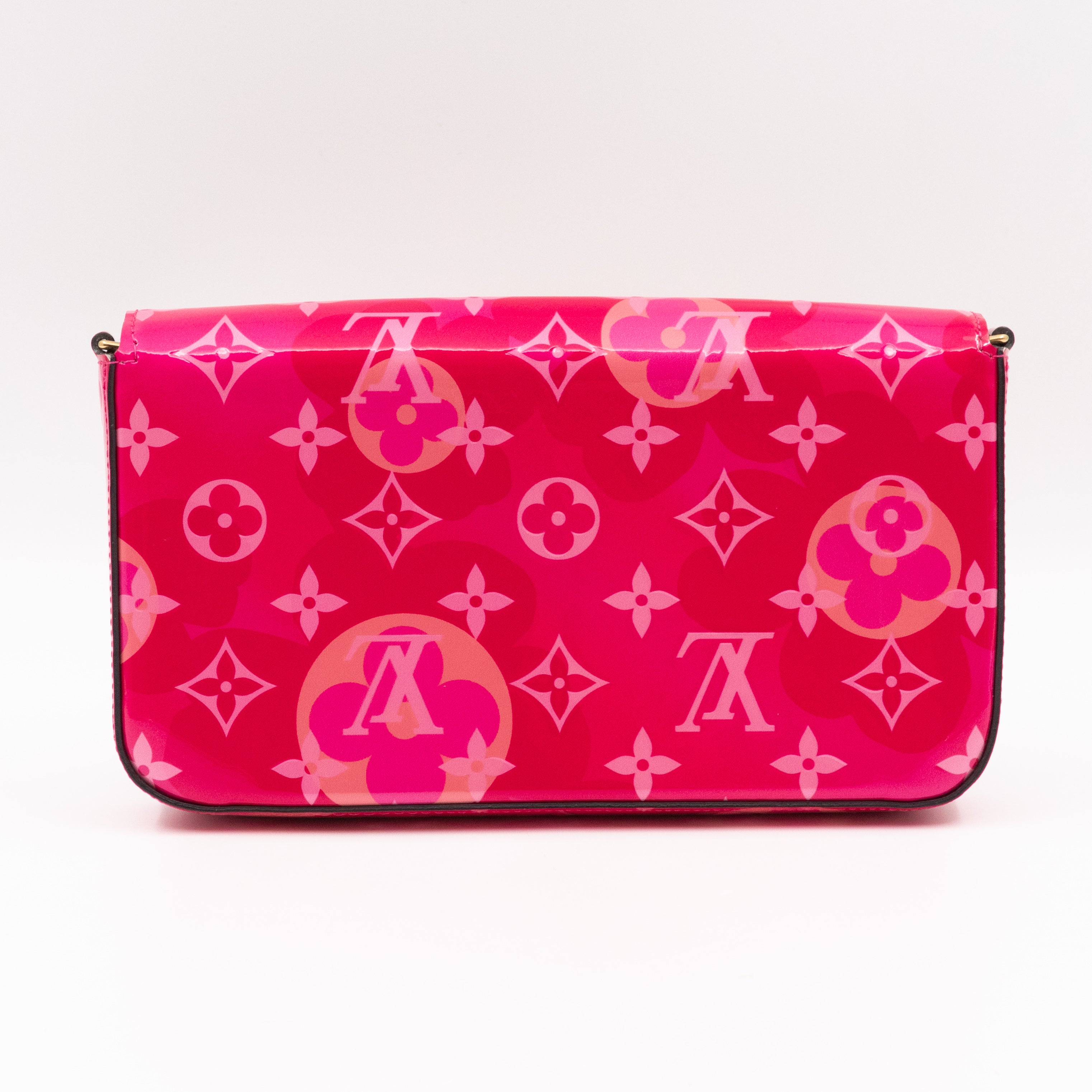 Pochette Felicie Vernis Valentine Fuchsia